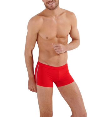 HOM Nautical Cup Swim Shorts Red (Pre-order Maart 2026)