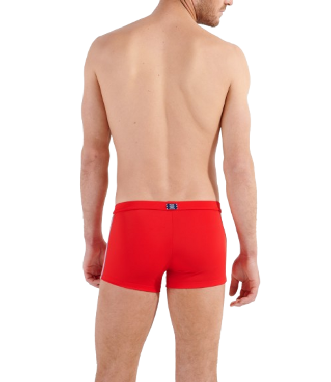 HOM Nautical Cup Swim Shorts Red (Pre-order Maart 2026)