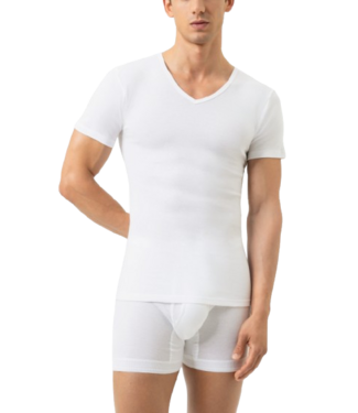 MEY Noblesse T-Shirt V-Neck White