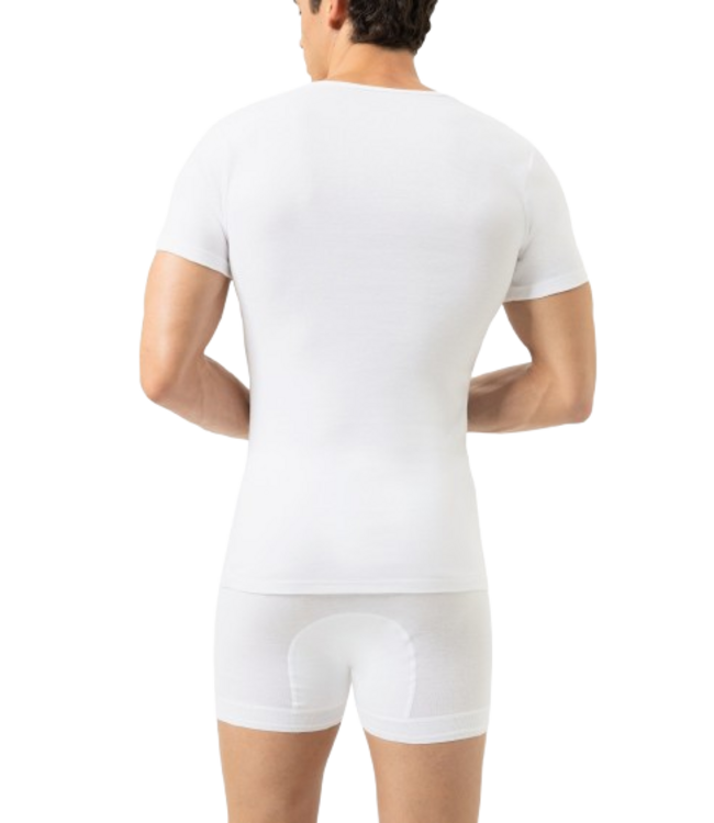 MEY Noblesse T-Shirt V-Neck White