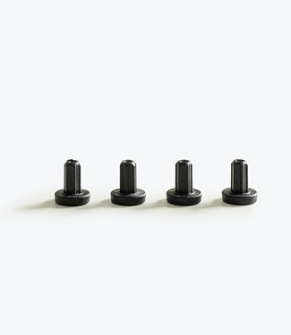 Formstelle 4x Montis vloerdop hard voor Luna & Vico (aluminium draaivoet)
