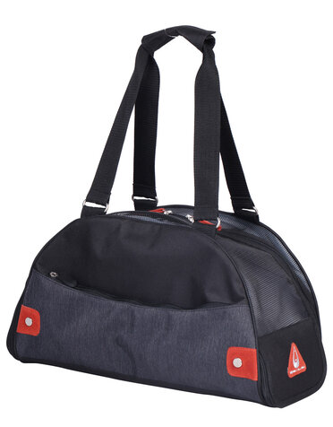 Sac de transport ZU&LU noir et rouge