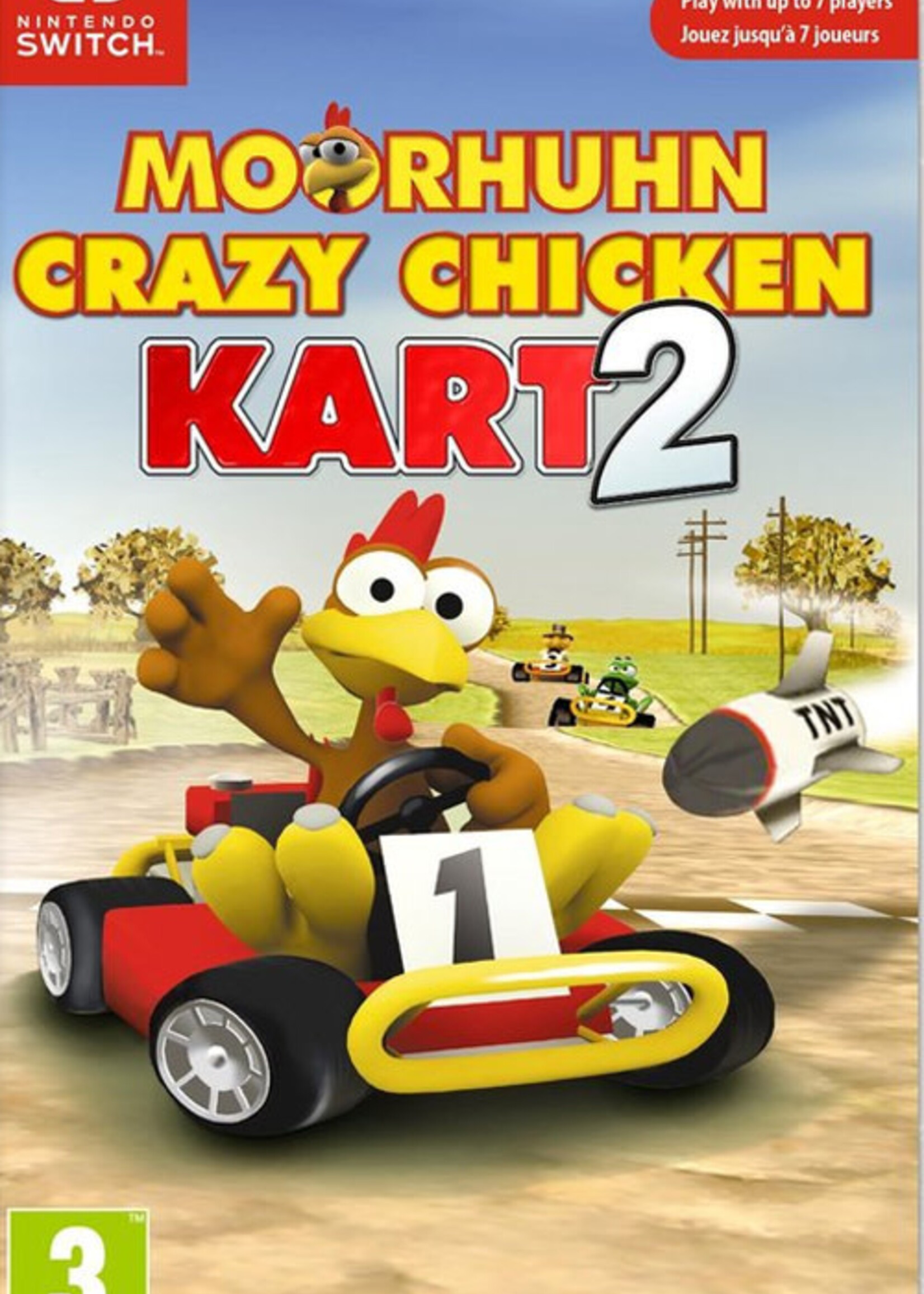 Crazy Chicken Kart 2 (Code in a Box) Switch