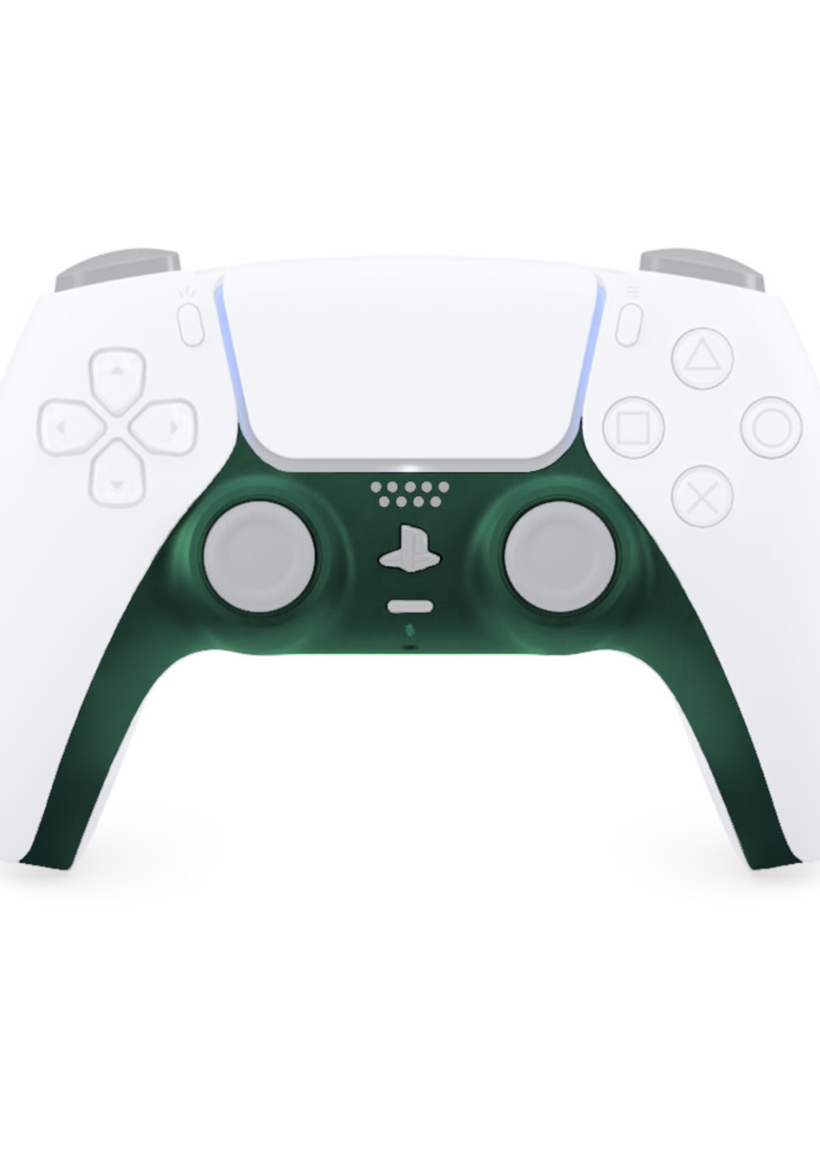 PS5 Controller Faceplate Donker Groen