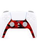 PS5 Controller Faceplate Camo Rood