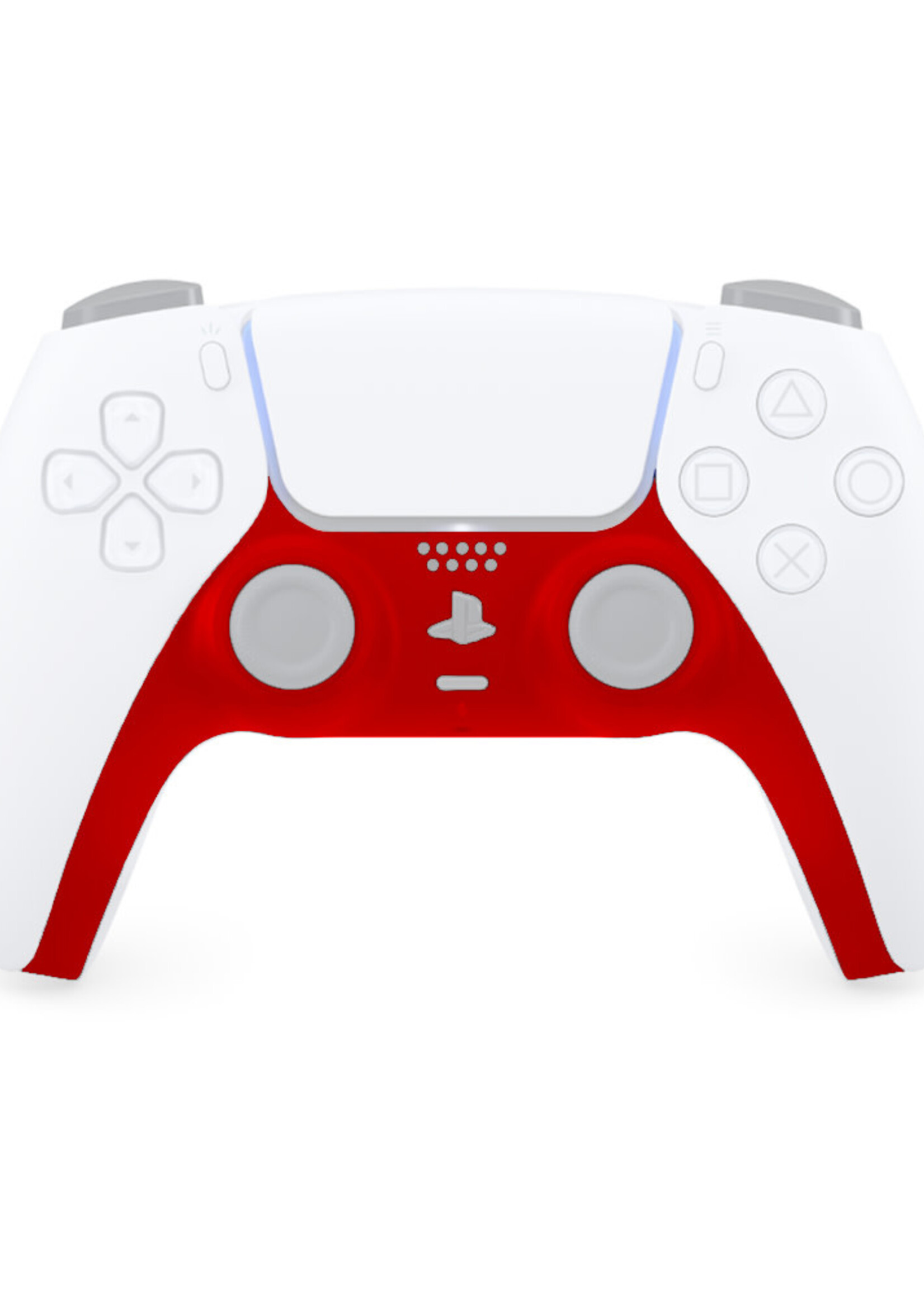 PS5 Controller Faceplate Rood