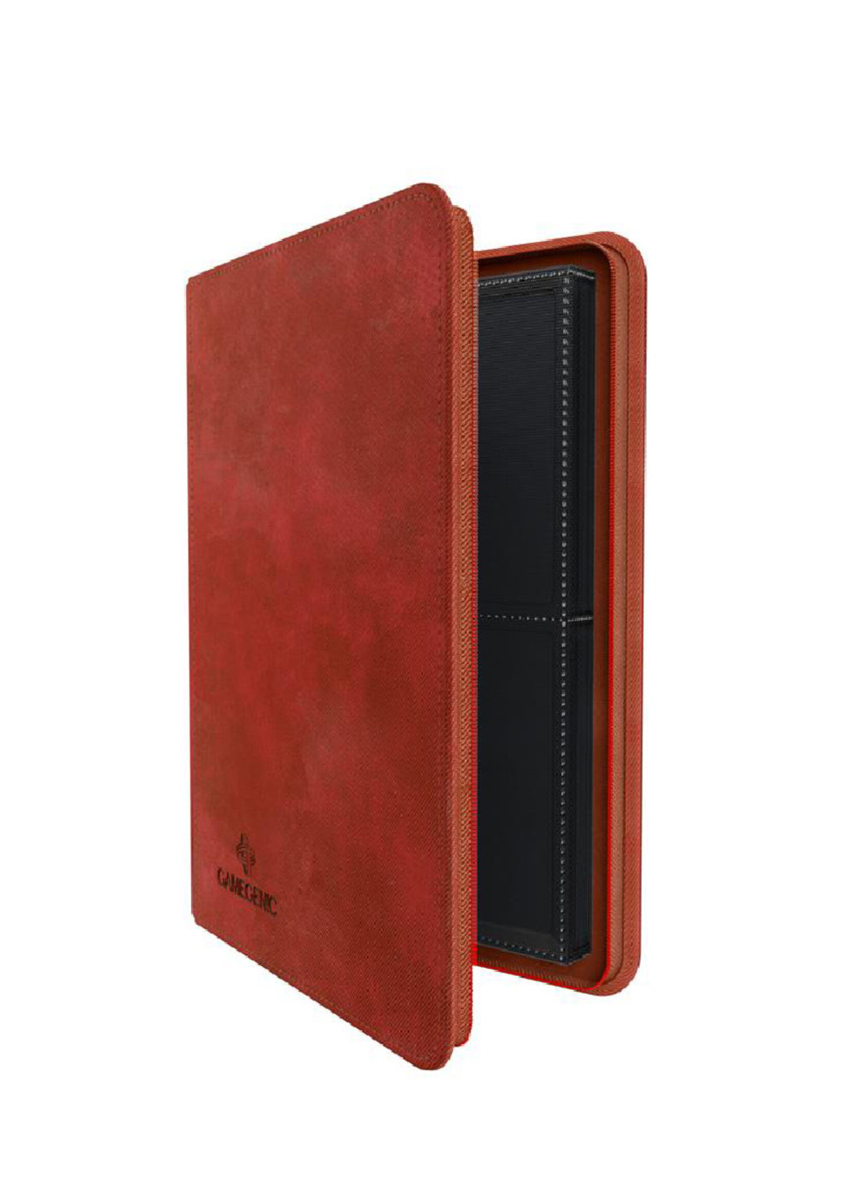 GameGenic Zip-Up Binder 8-Pocket Red