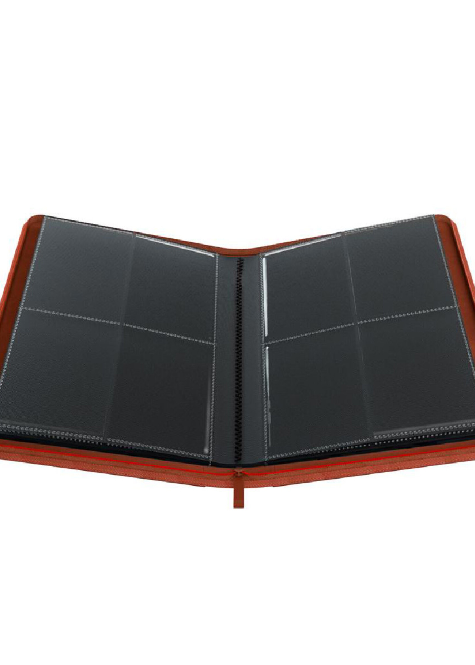 GameGenic Zip-Up Binder 8-Pocket Red