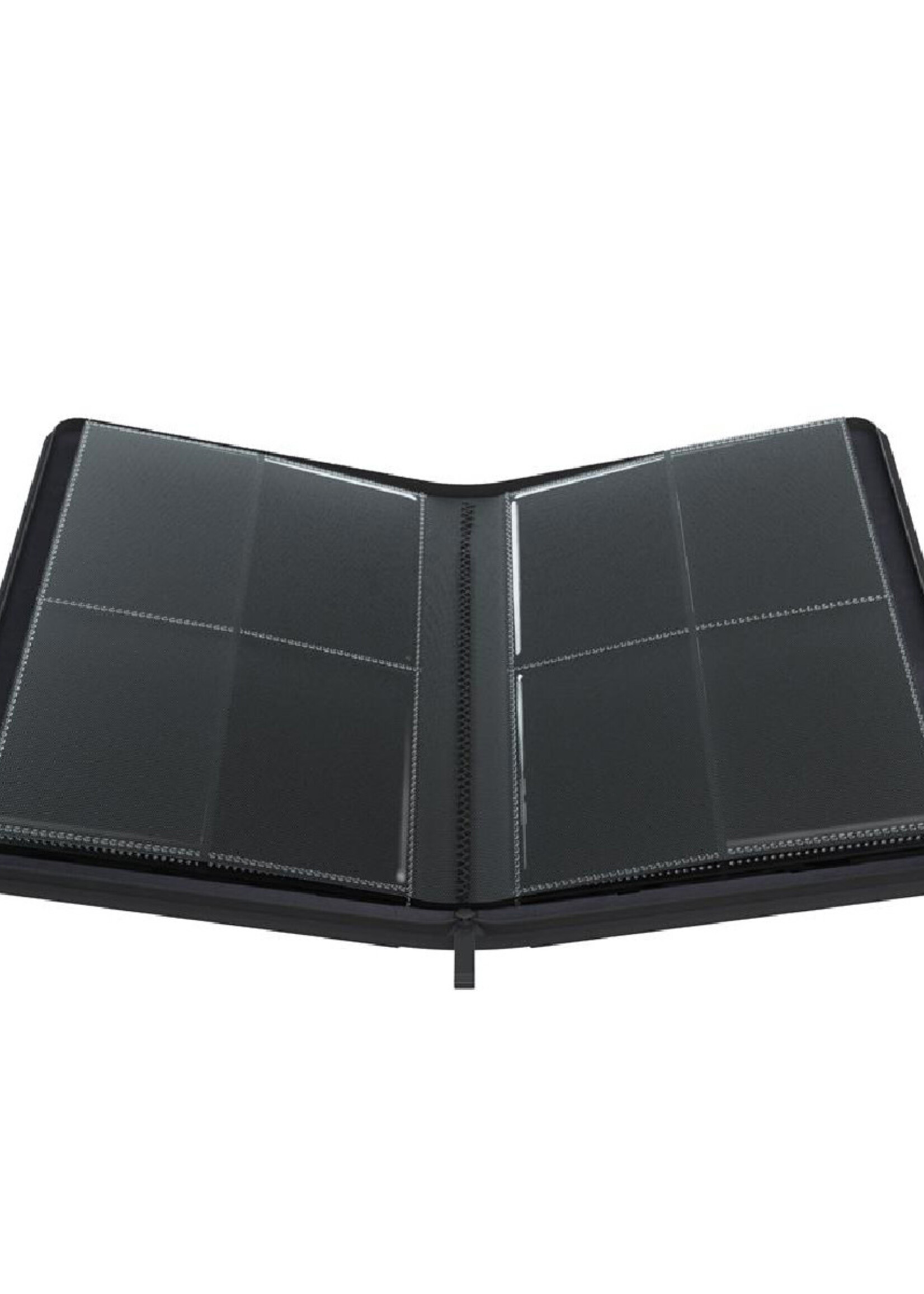 GameGenic Zip-Up Binder 8-Pocket Black