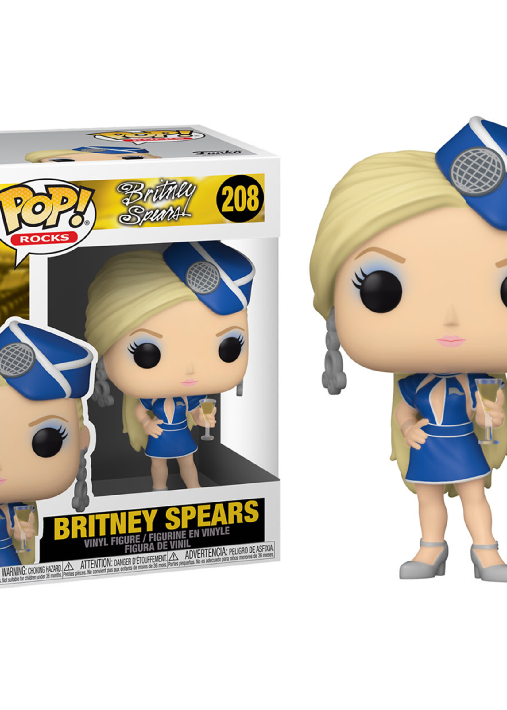 Rocks Funko Pop N° 208 Britney Spears Stewardess