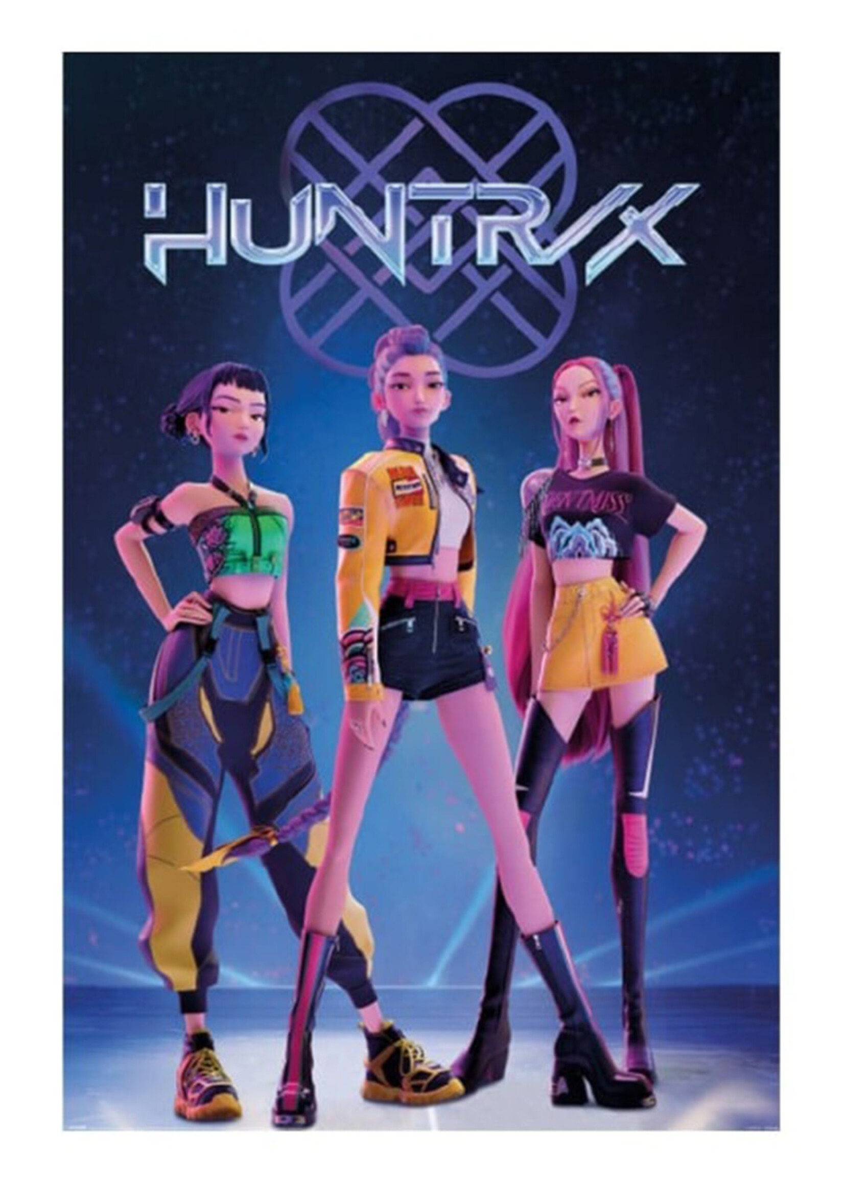 K-Pop Demon Hunters Huntrix Poster 61x91cm