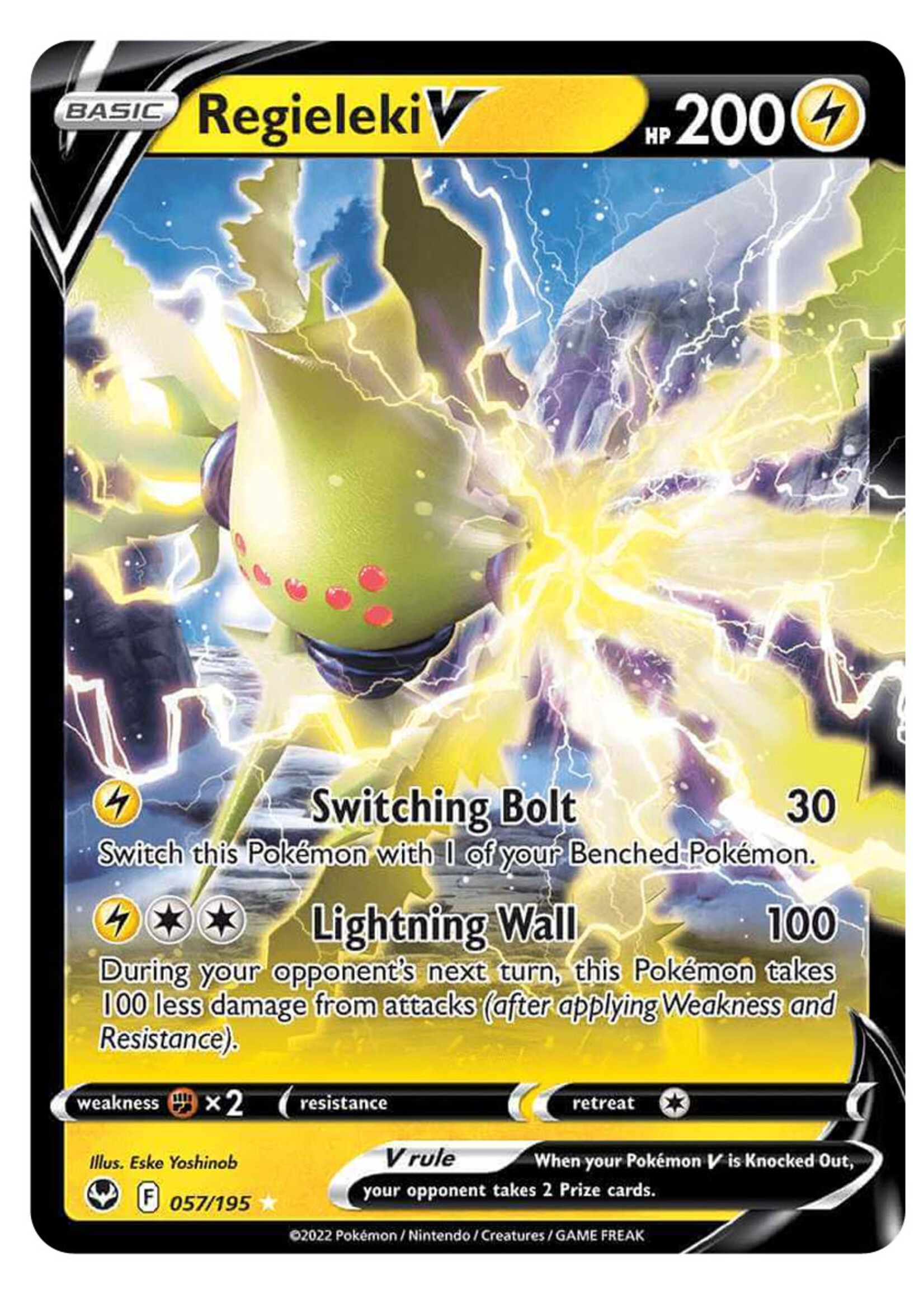 Regieleki V 57 (SIT): near mint