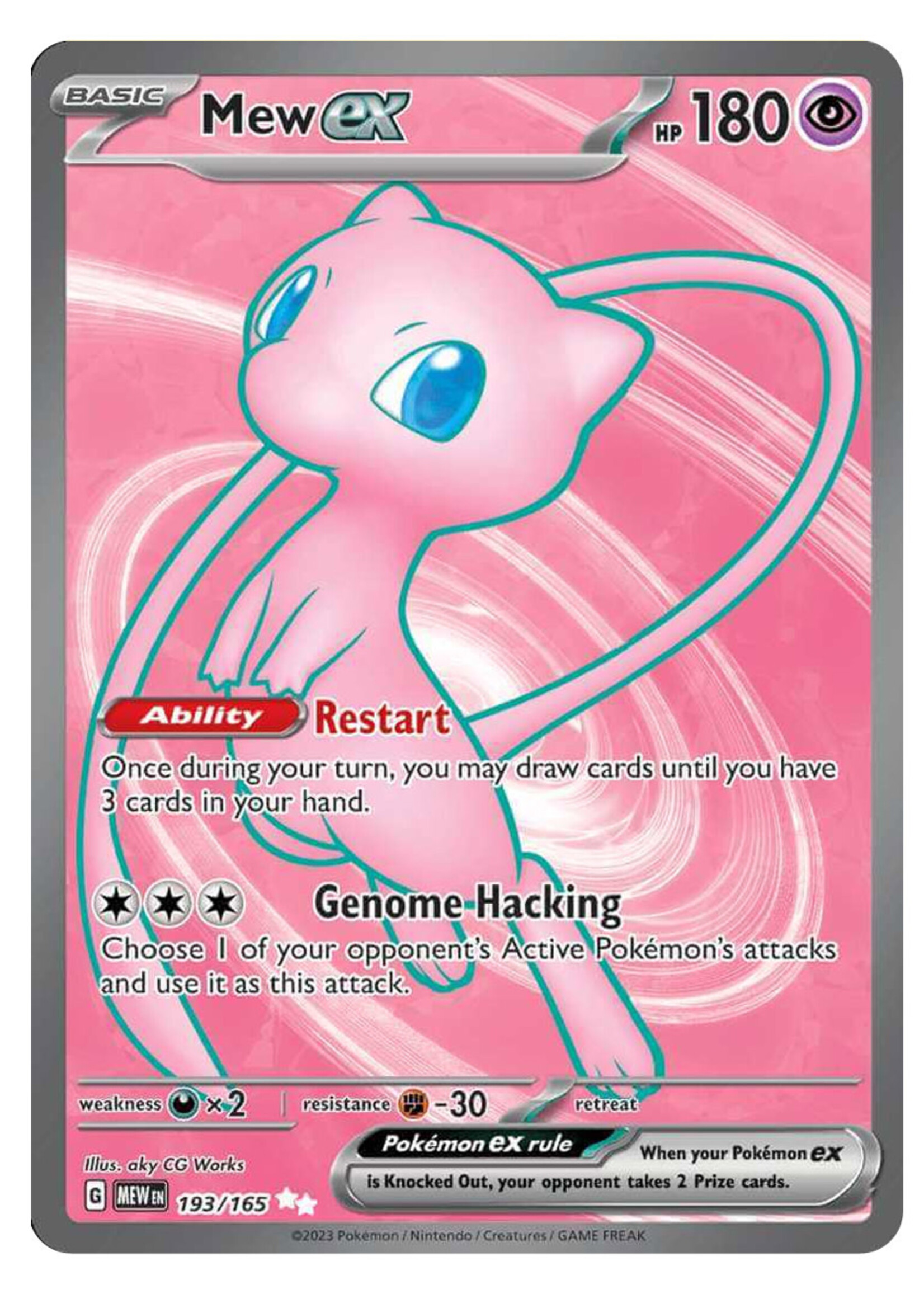 Mew Ex 193 (MEW): near mint