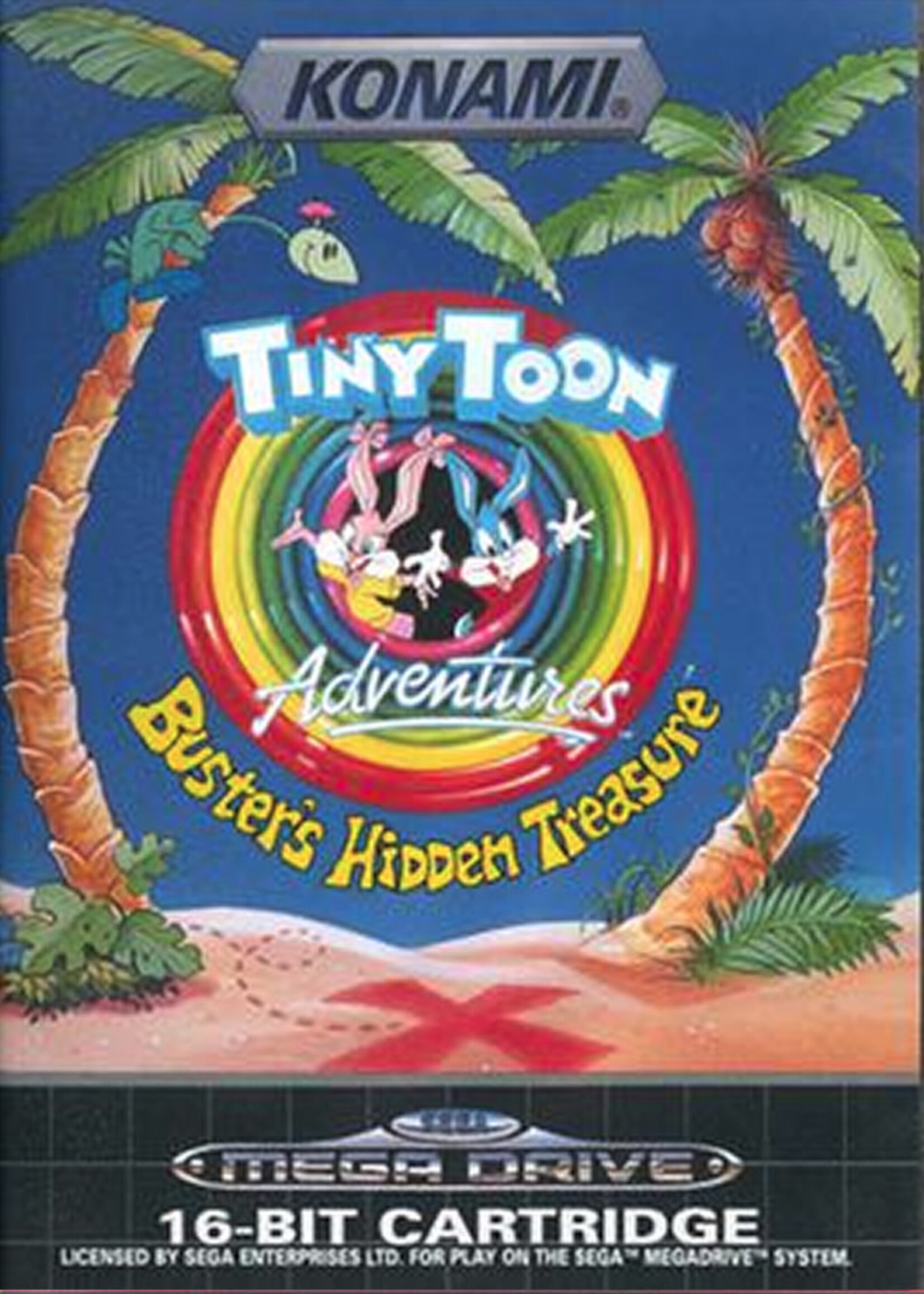 Tiny Toon Adventures Buster's Hidden treasure Sega Mega Drive