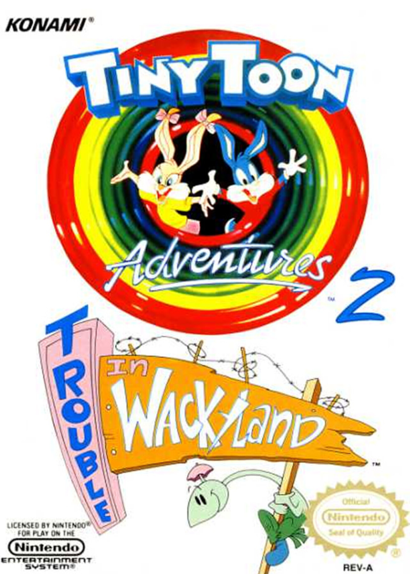 Tiny Toon Adventures 2 Trouble in Wackyland NES (USA Region)