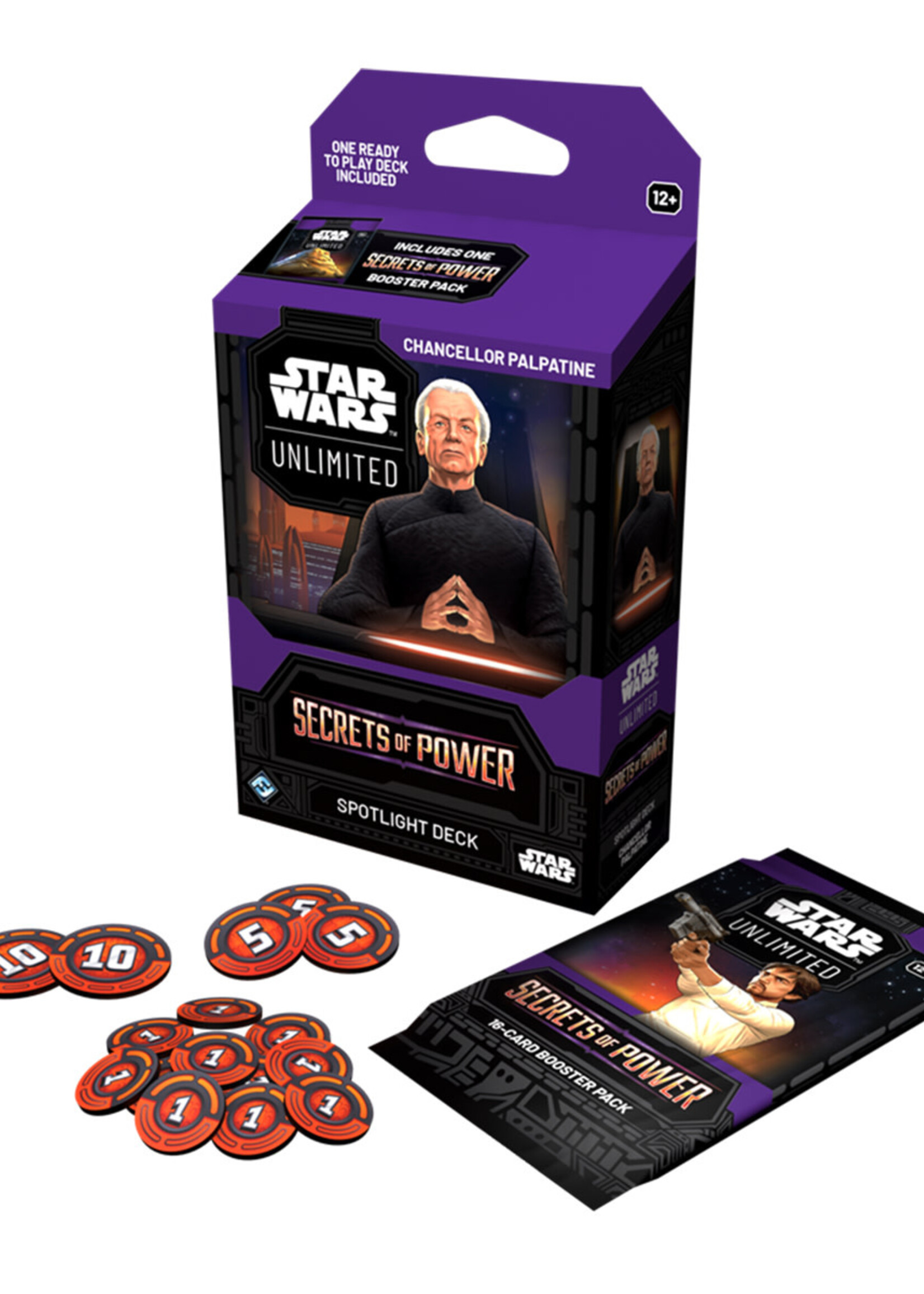 Star Wars Unlimited Secrets of Power Deck Chancellor Palpatine