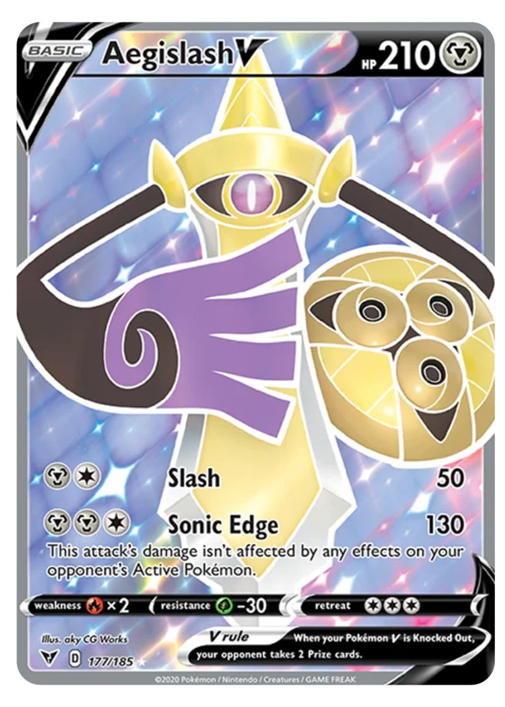 Aegislash V 177 (VIV): near mint