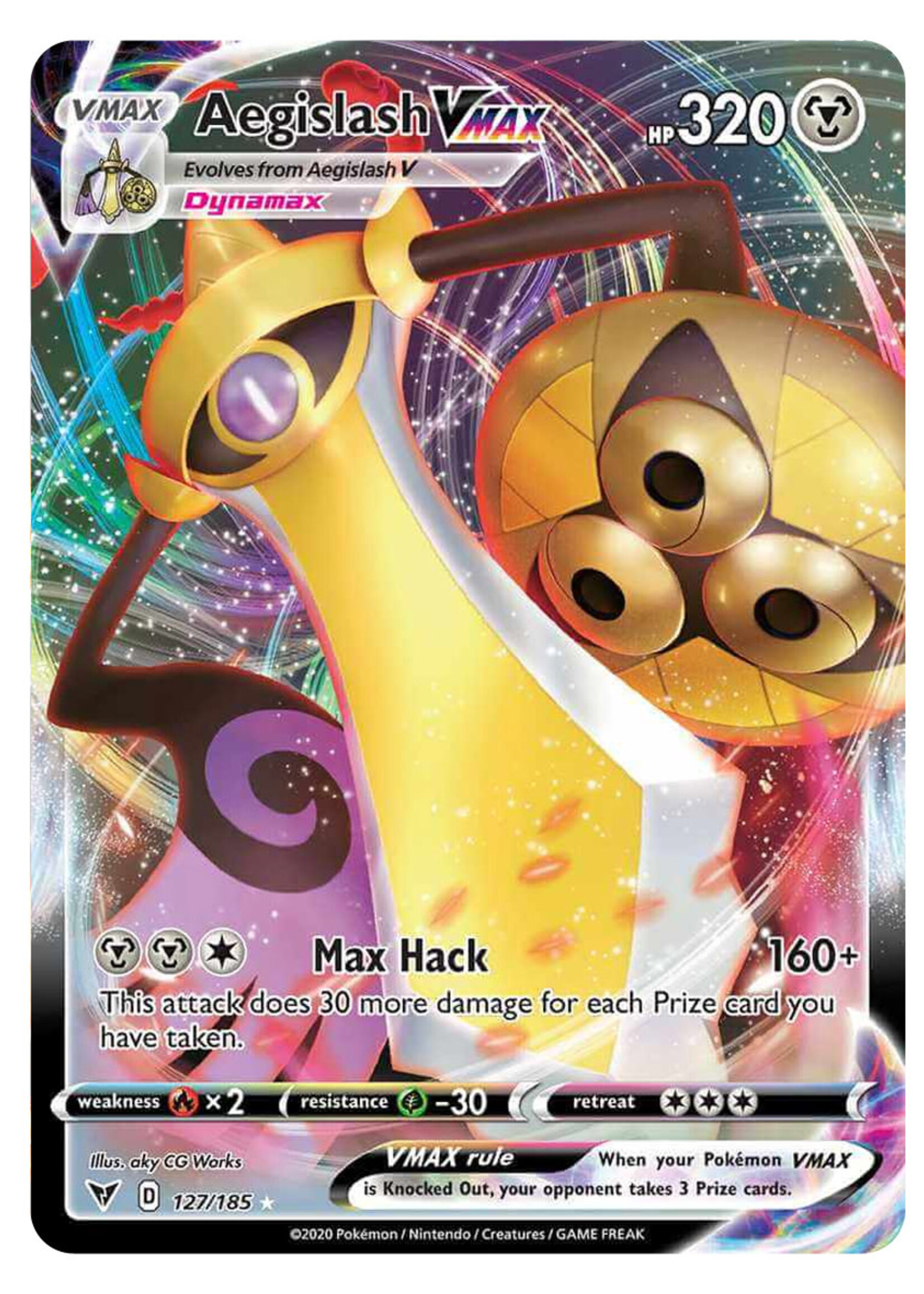 Aegislash Vmax 127 (VIV): near mint