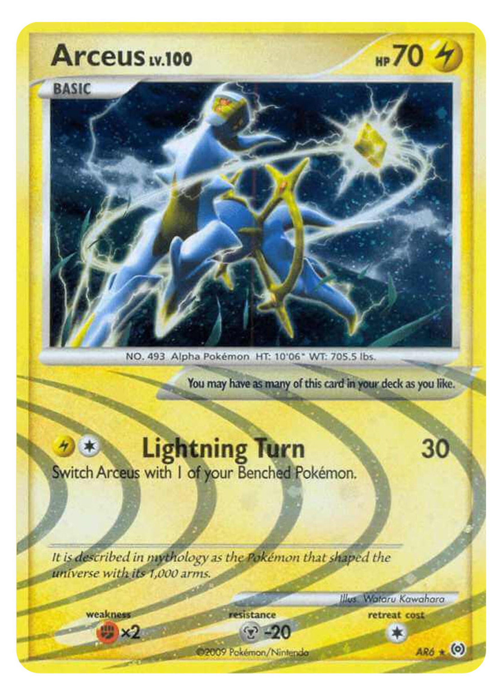 Arceus Lv.100 AR6 (AR) PSA Grade 9