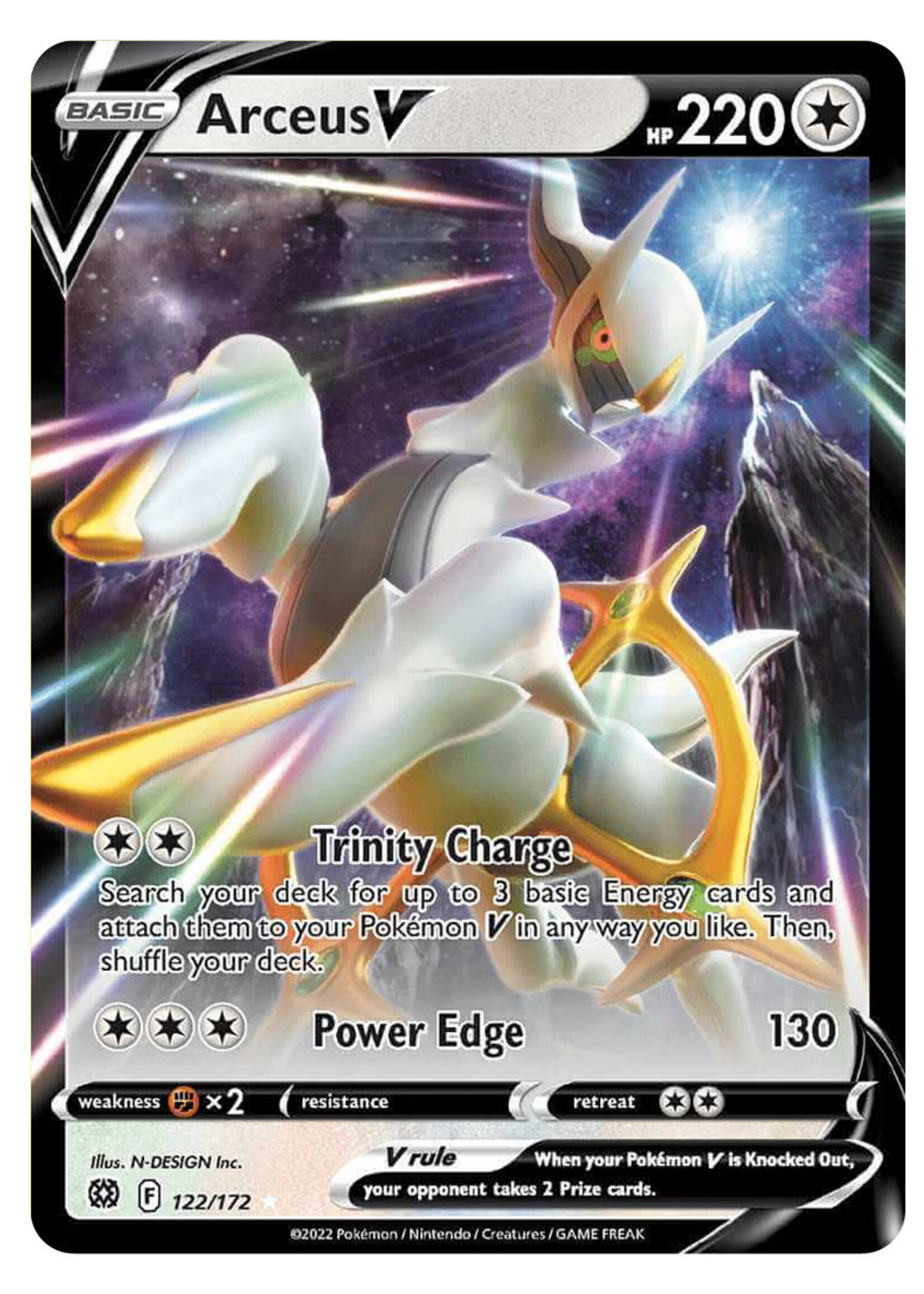 Arceus V 122 (BRS): near mint