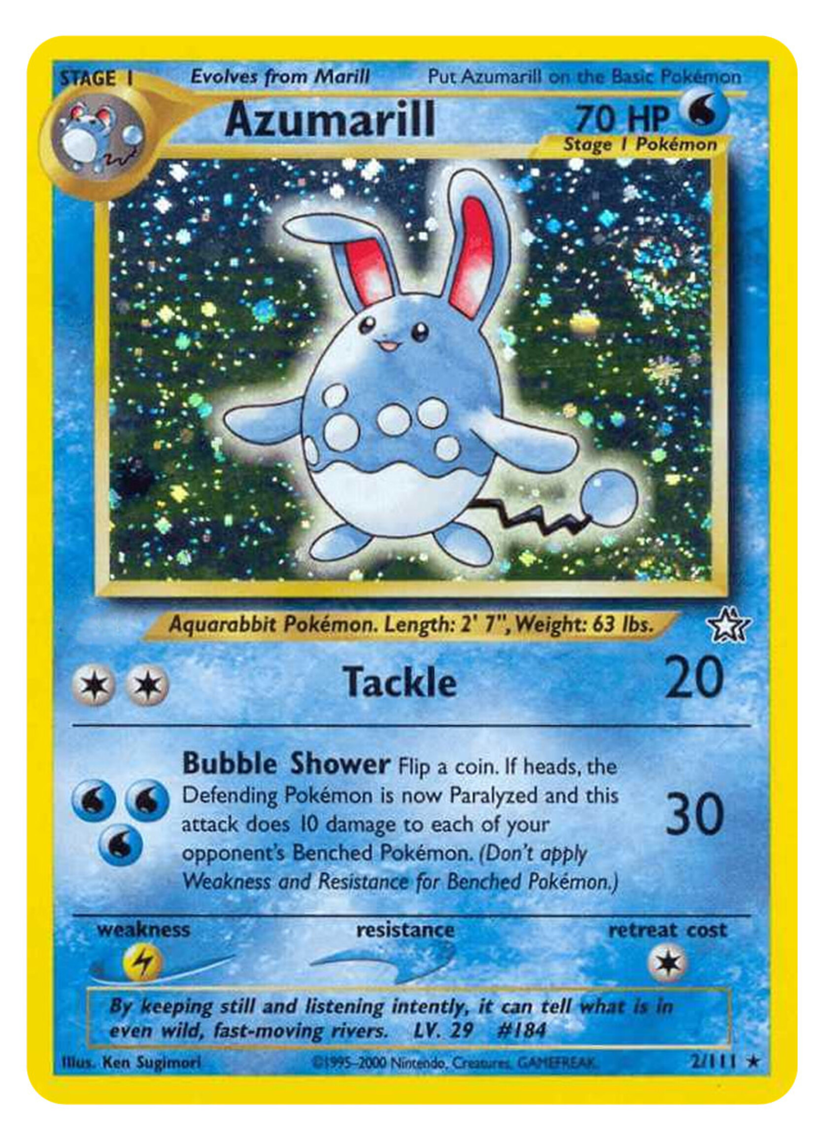 Azumarill 2 (NG) FR: poor