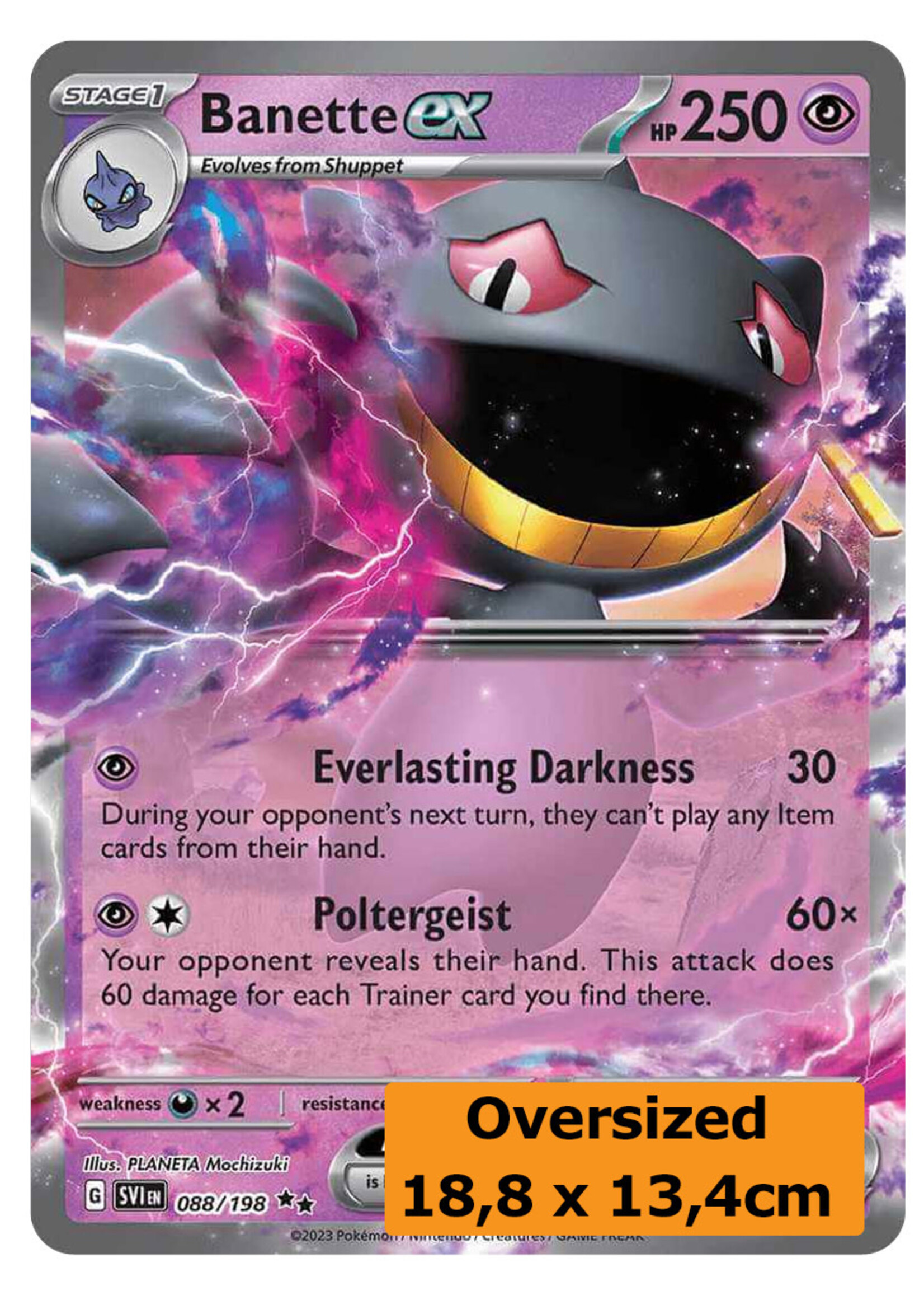 Banette Ex 88 (SVI) Grote Kaart: excellent