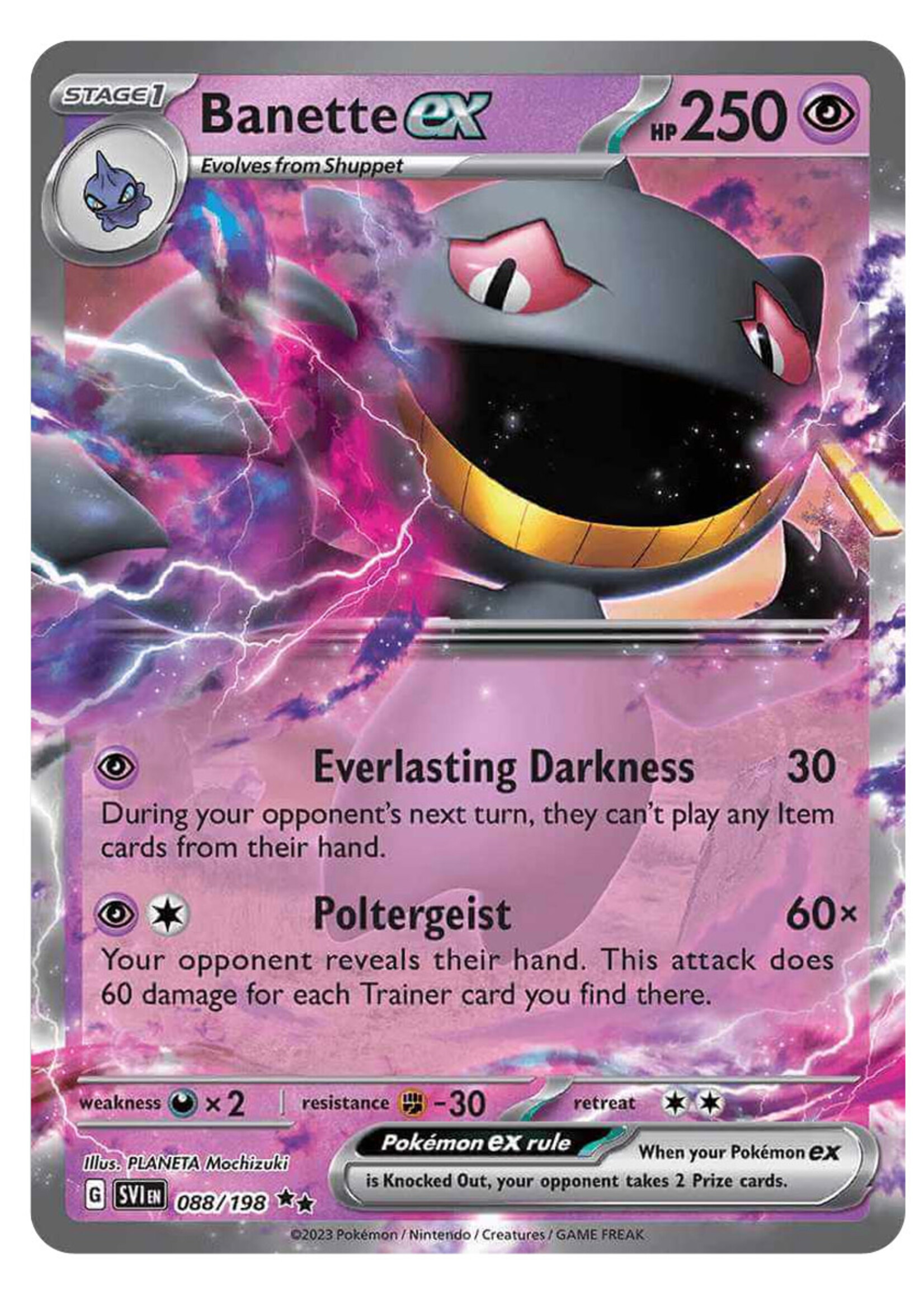 Banette Ex 88 (SVI): near mint
