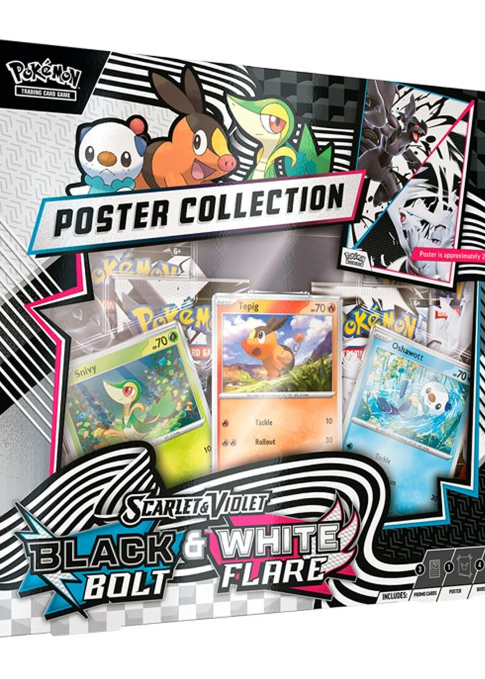 Black Bolt & White Flare Poster Collection