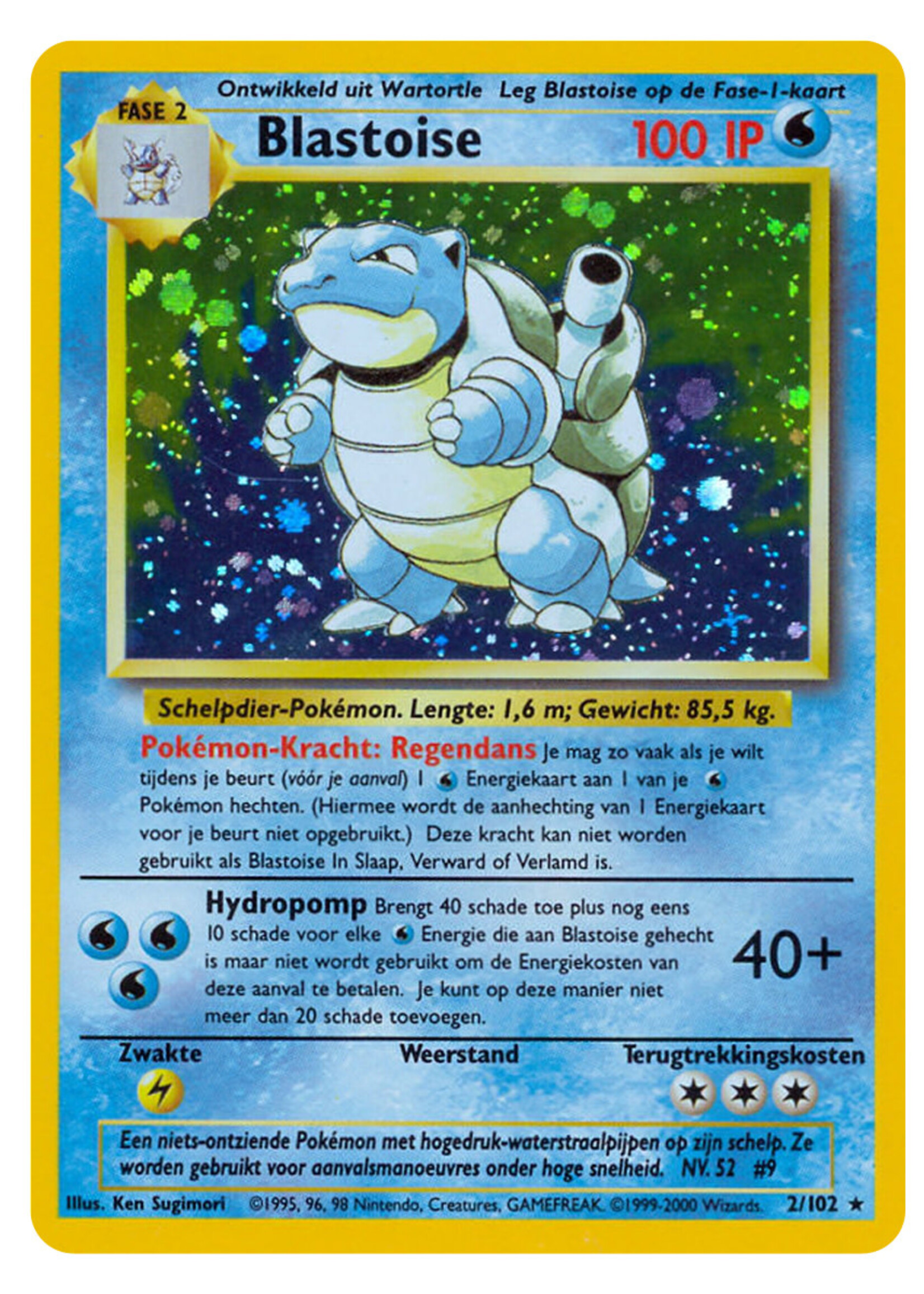Blastoise 2 (BS) Nederlands: light played