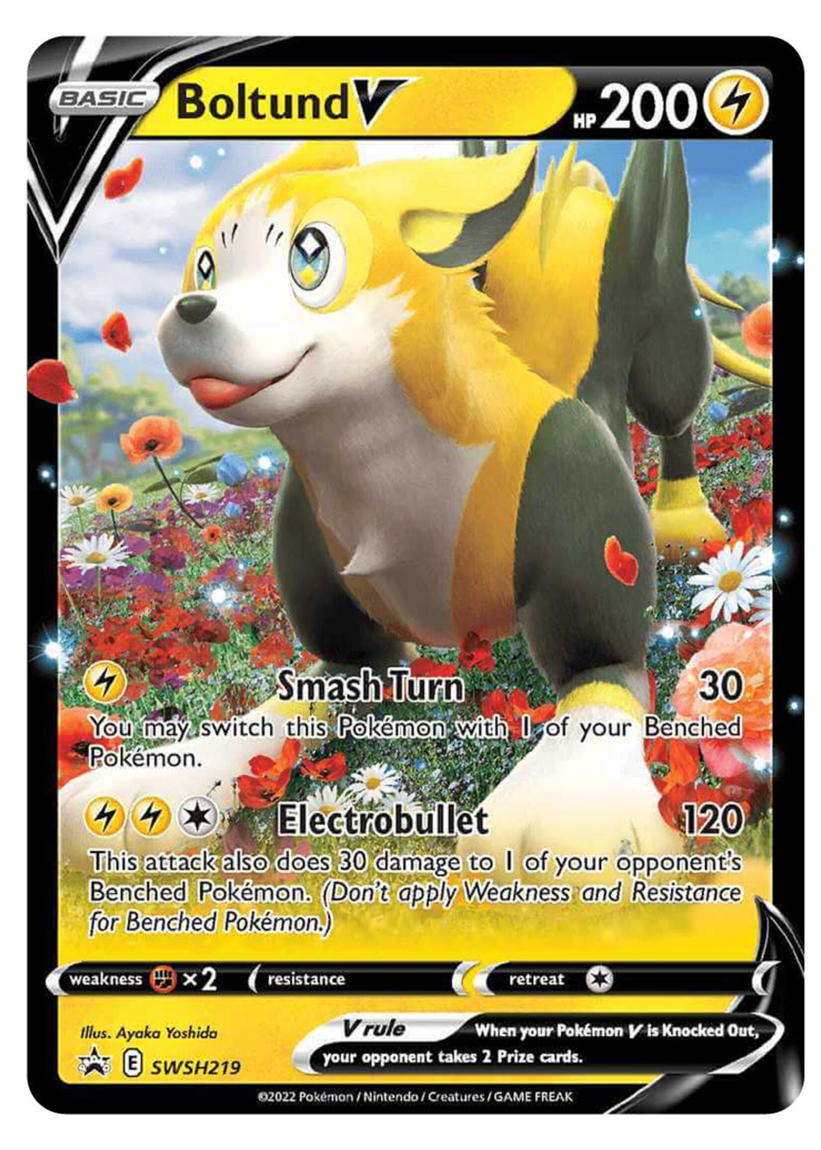 Boltund V 219 (SWSH): near mint