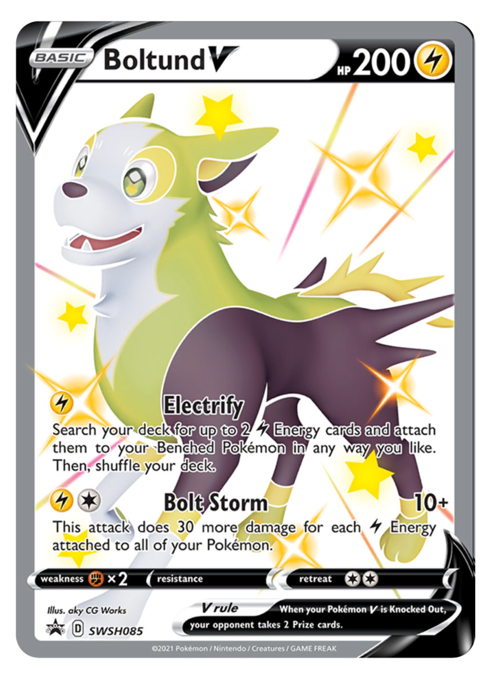 Boltund V 85 (SWSH): near mint