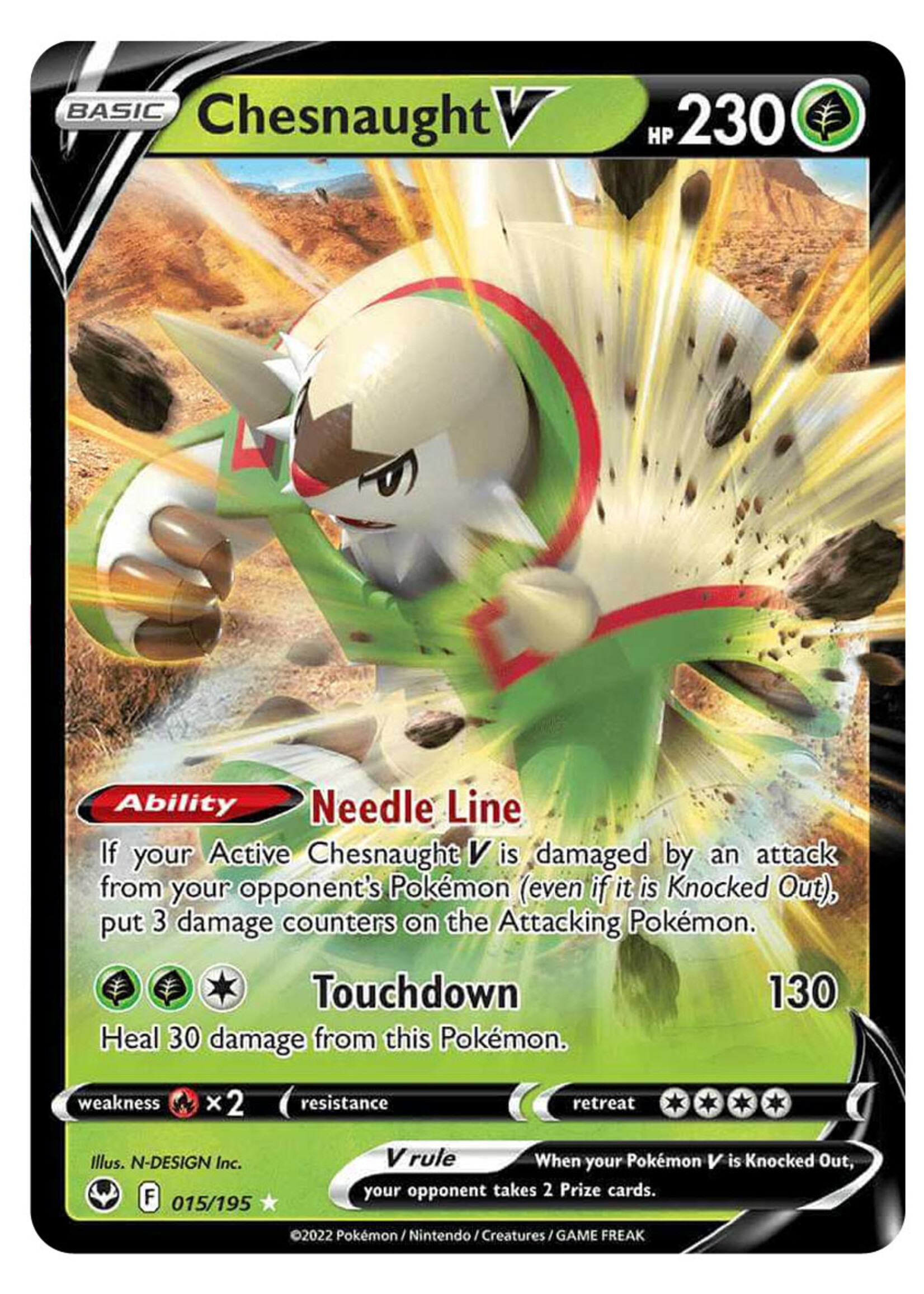 Chesnaught V 15 (SIT): near mint