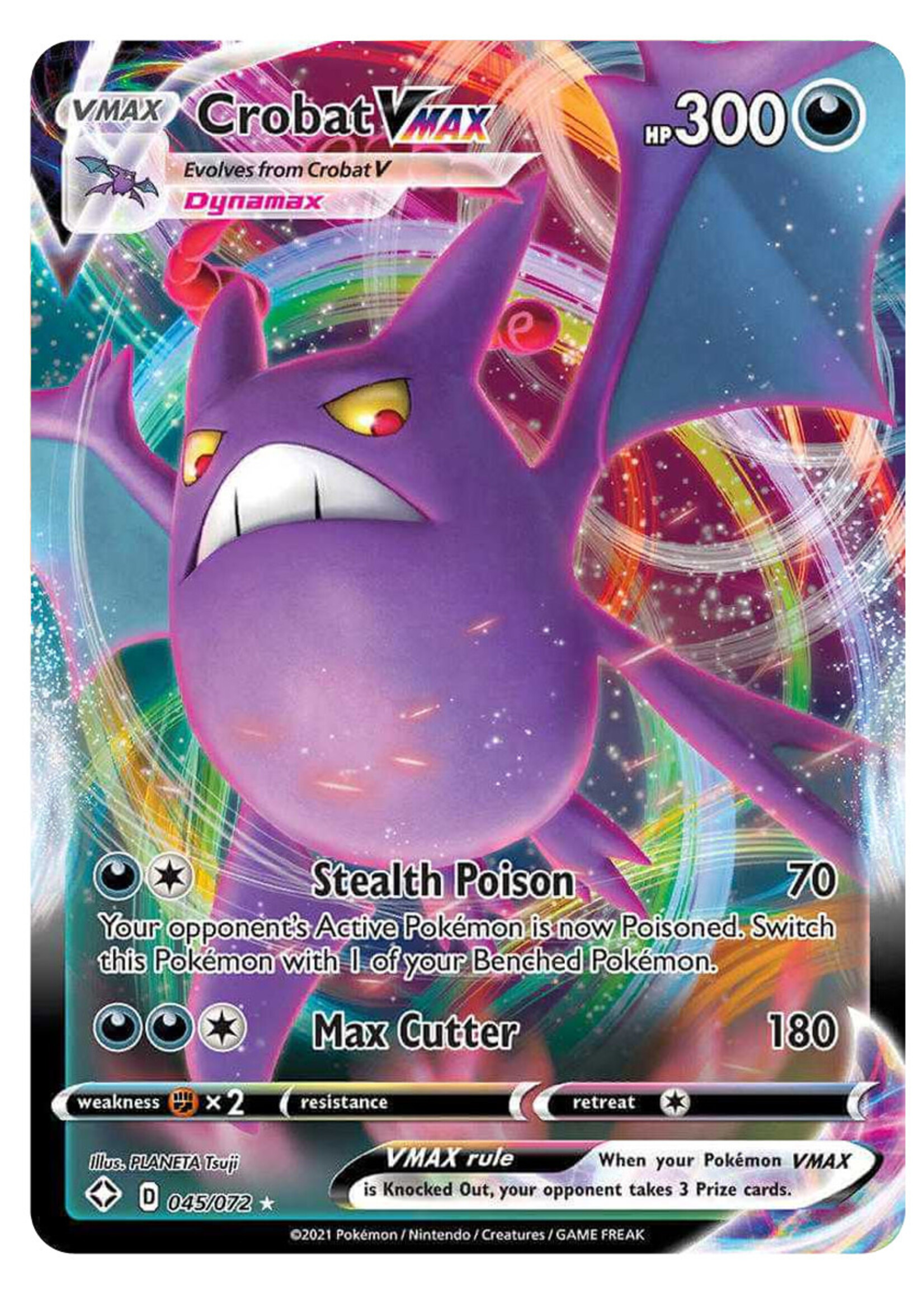 Crobat Vmax 45 (SHF): near mint