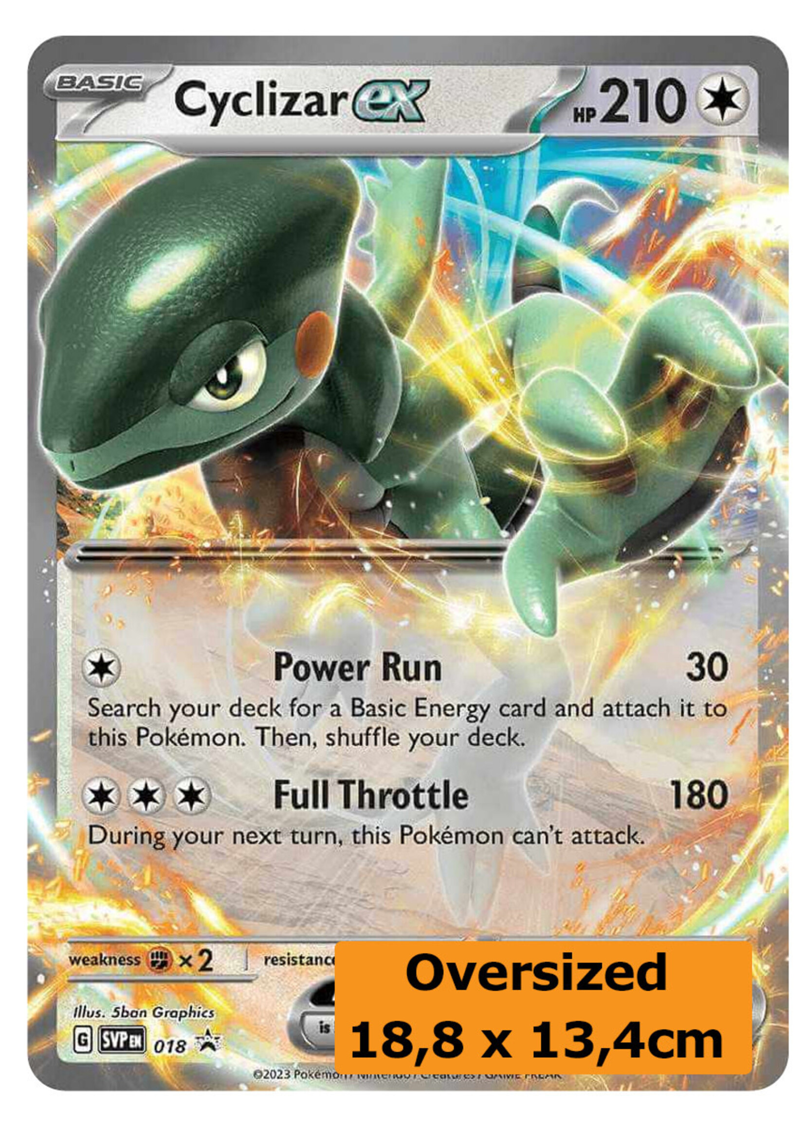 Cyclizar Ex 18 (SVP) Grote Kaart: near mint