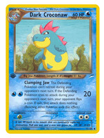 Dark Croconaw 32 (NDE) 1st Edition: excellent