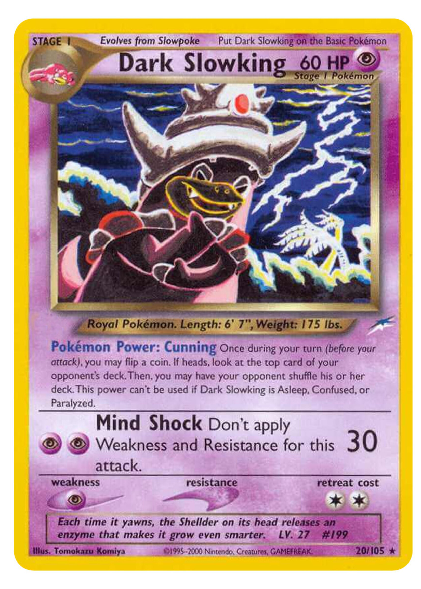 Dark Slowking 20 (NDE): played