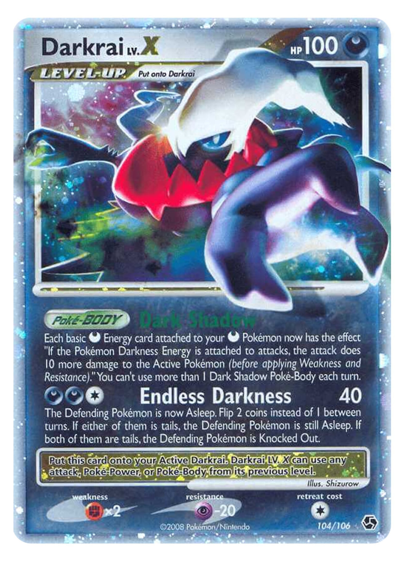 Darkrai LV.X 104 (GE): played