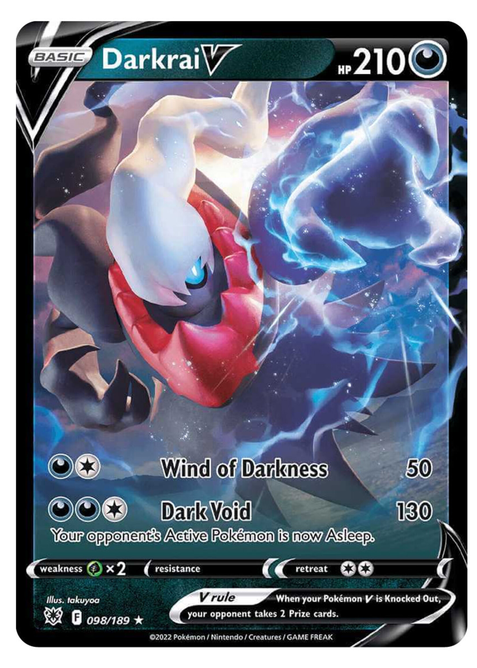 Darkrai V 98 (ASR): good