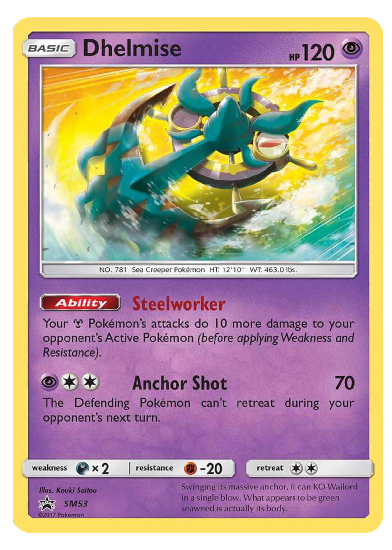 Dhelmise 53 (SM): good