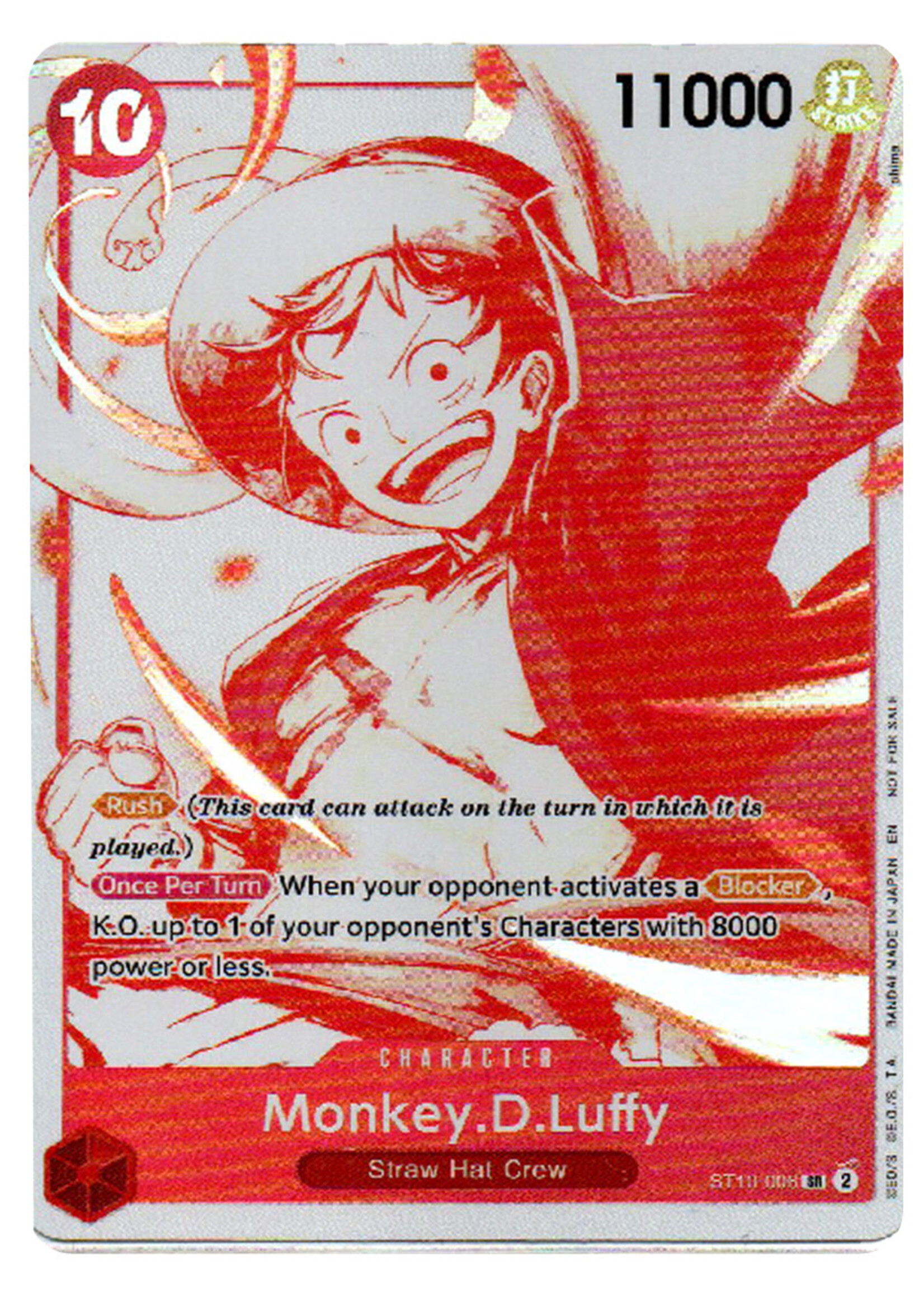 Monkey. D. Luffy (ST10-006): near mint