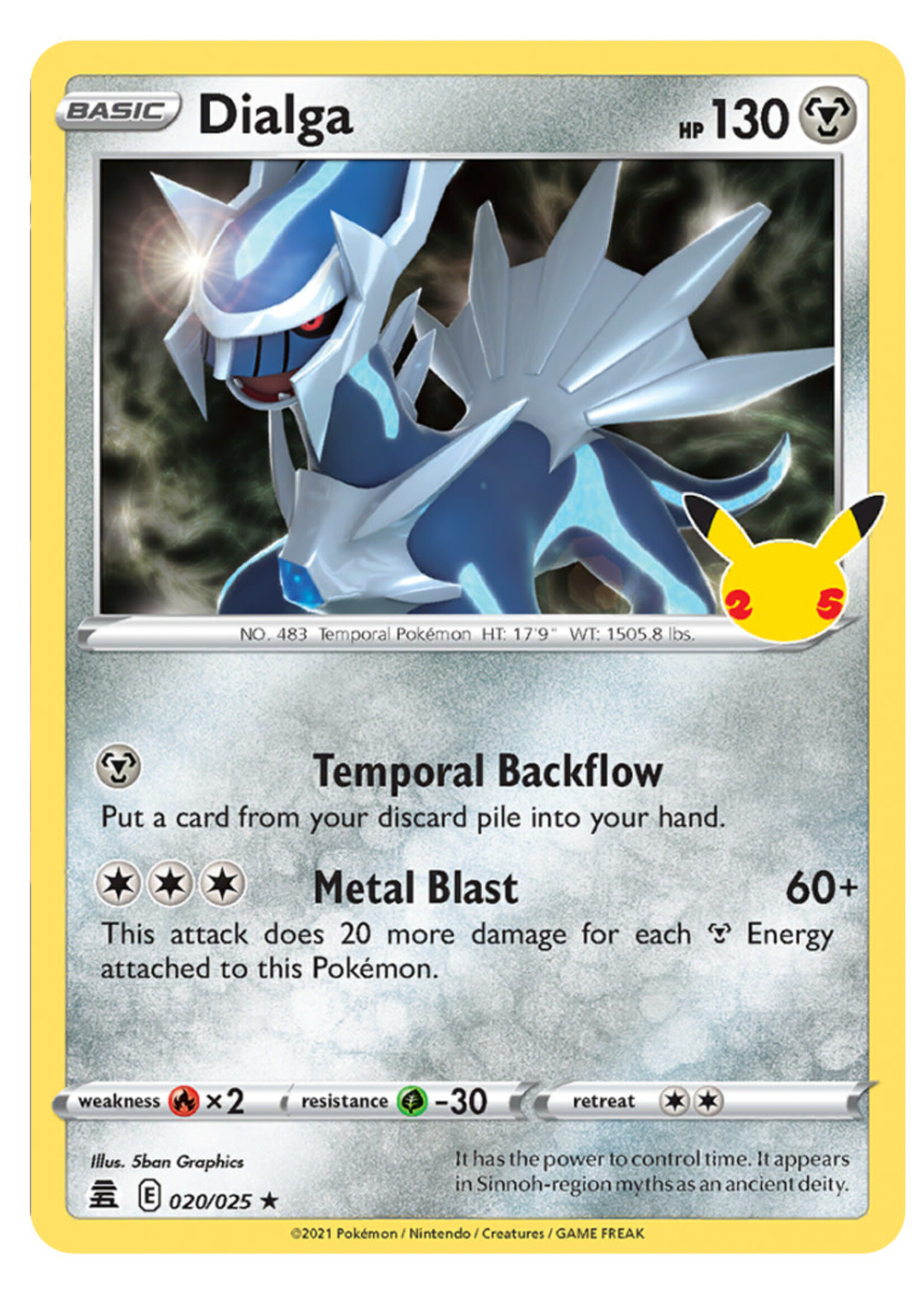 Dialga 20 (CEL): near mint