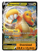 Dragonite V 154 (SWSH) Grote Kaart: excellent