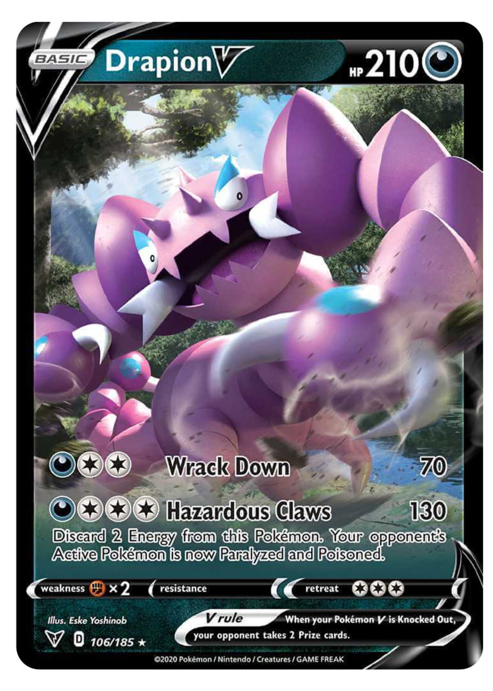 Drapion V 106 (VIV): near mint