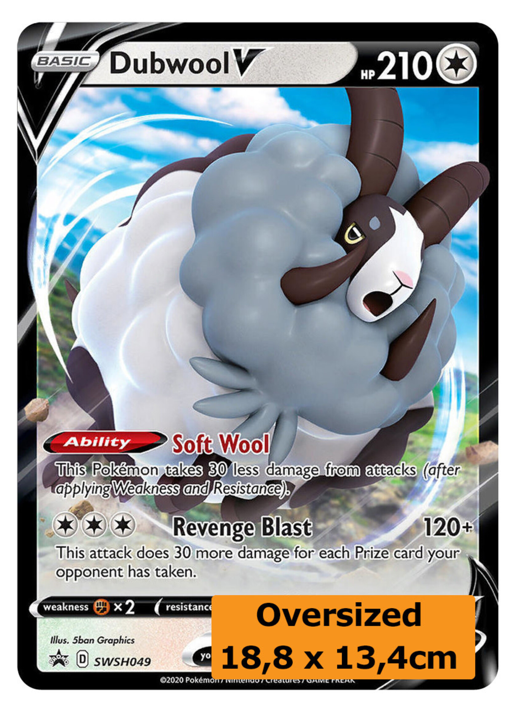 Dubwool V 49 (SWSH) Grote Kaart: near mint