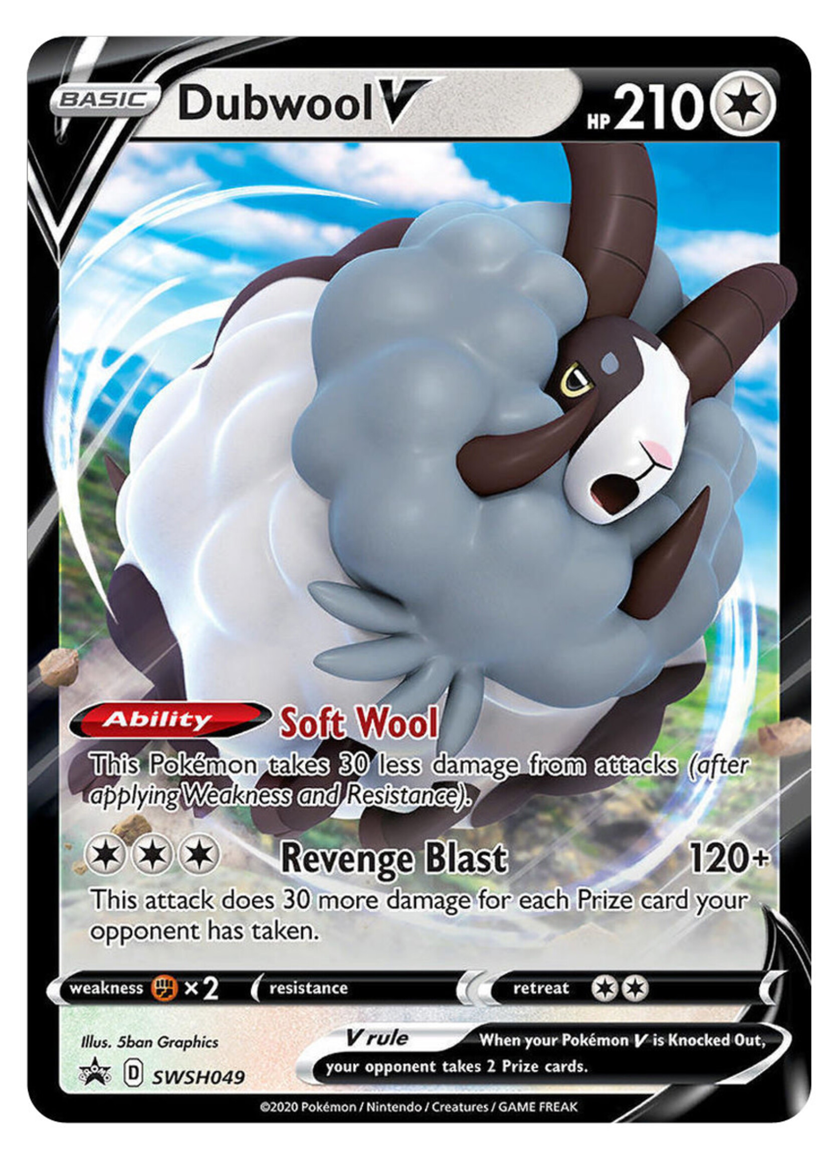 Dubwool V 49 (SWSH): near mint