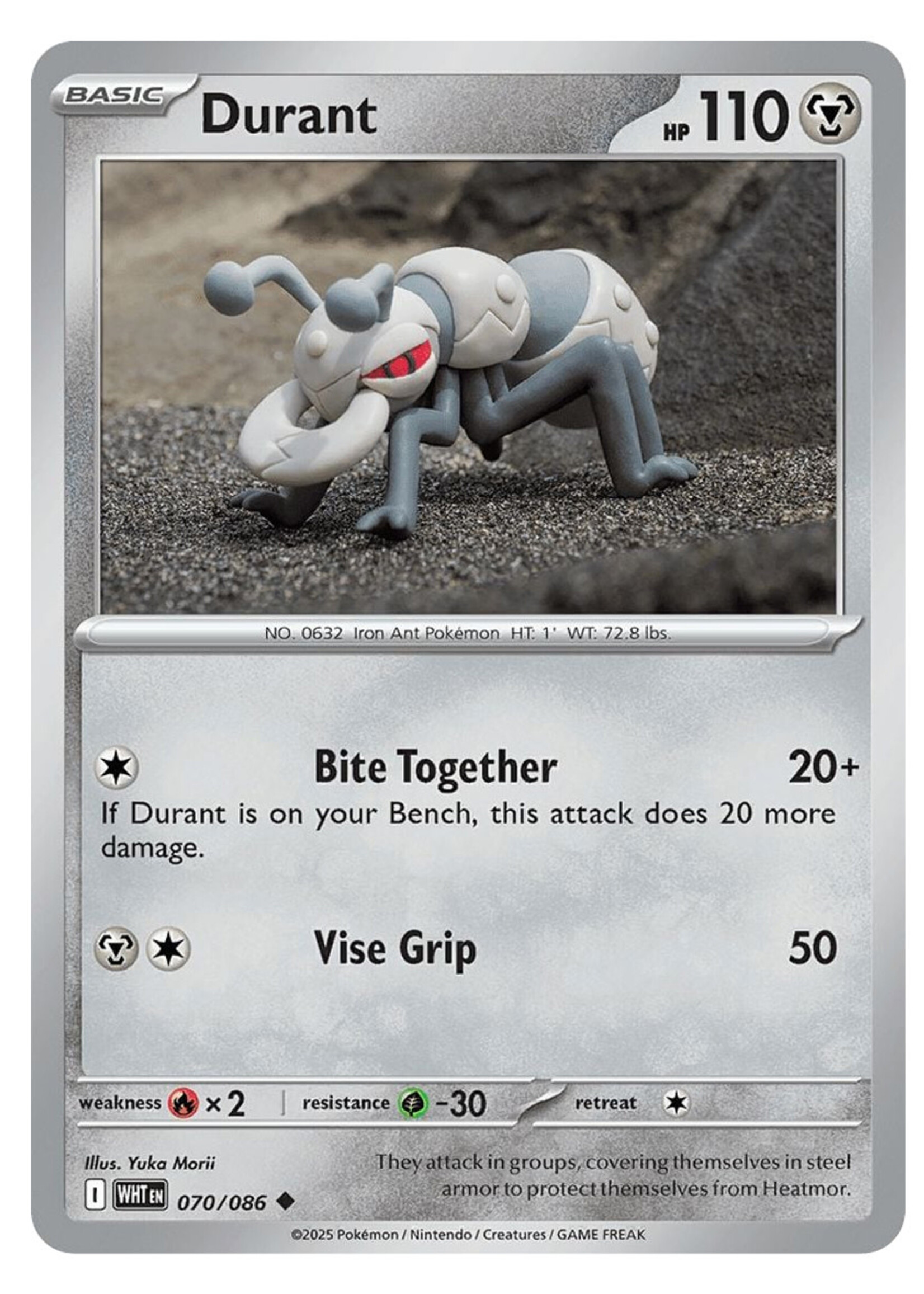 Durant 70 (WHT) Master Ball Holo: near mint