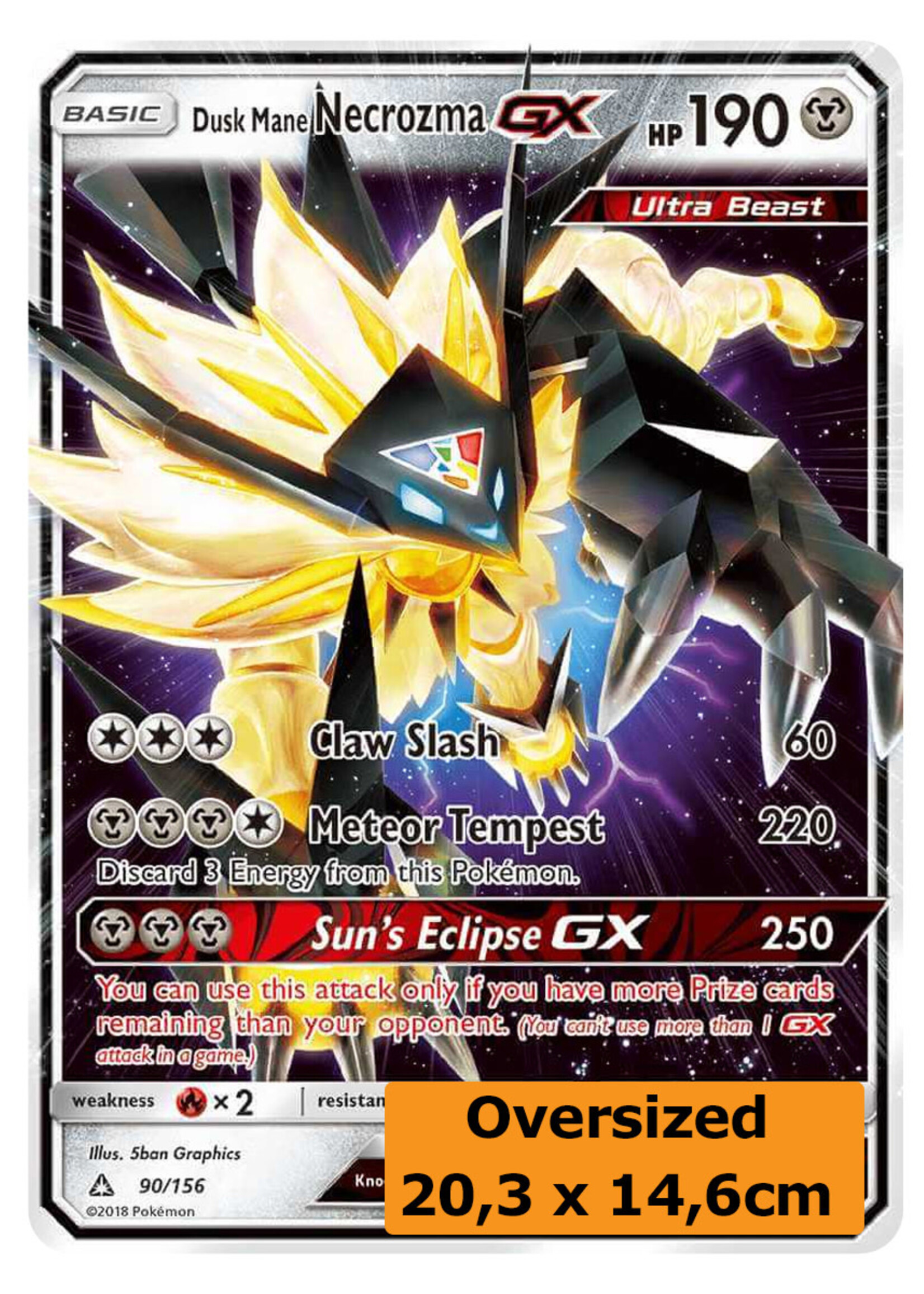Dusk Mane Necrozma GX 90 (UPR)  Grote Kaart: near mint