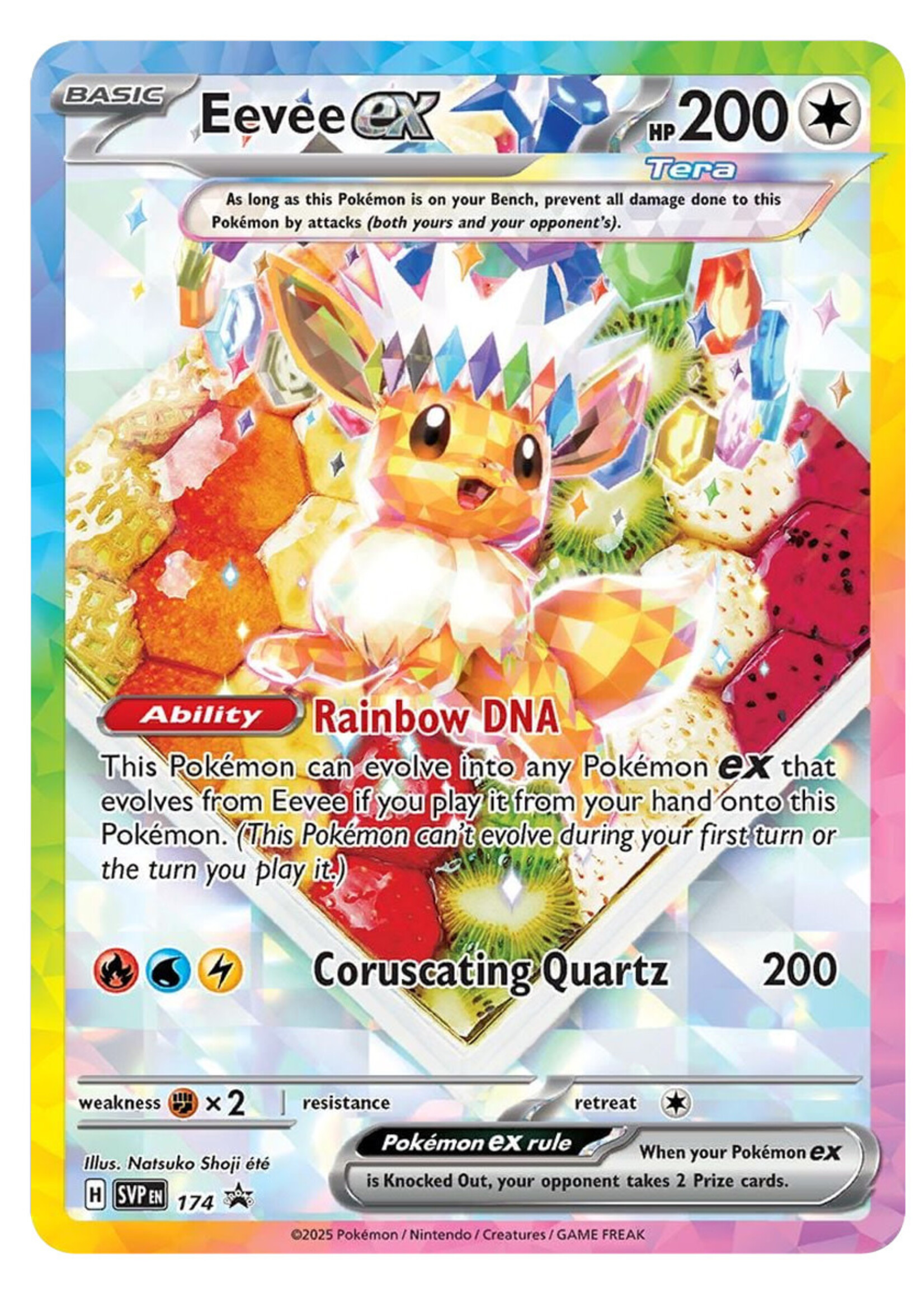 Eevee Ex 174 (SVP) Beckett Grade 9.5
