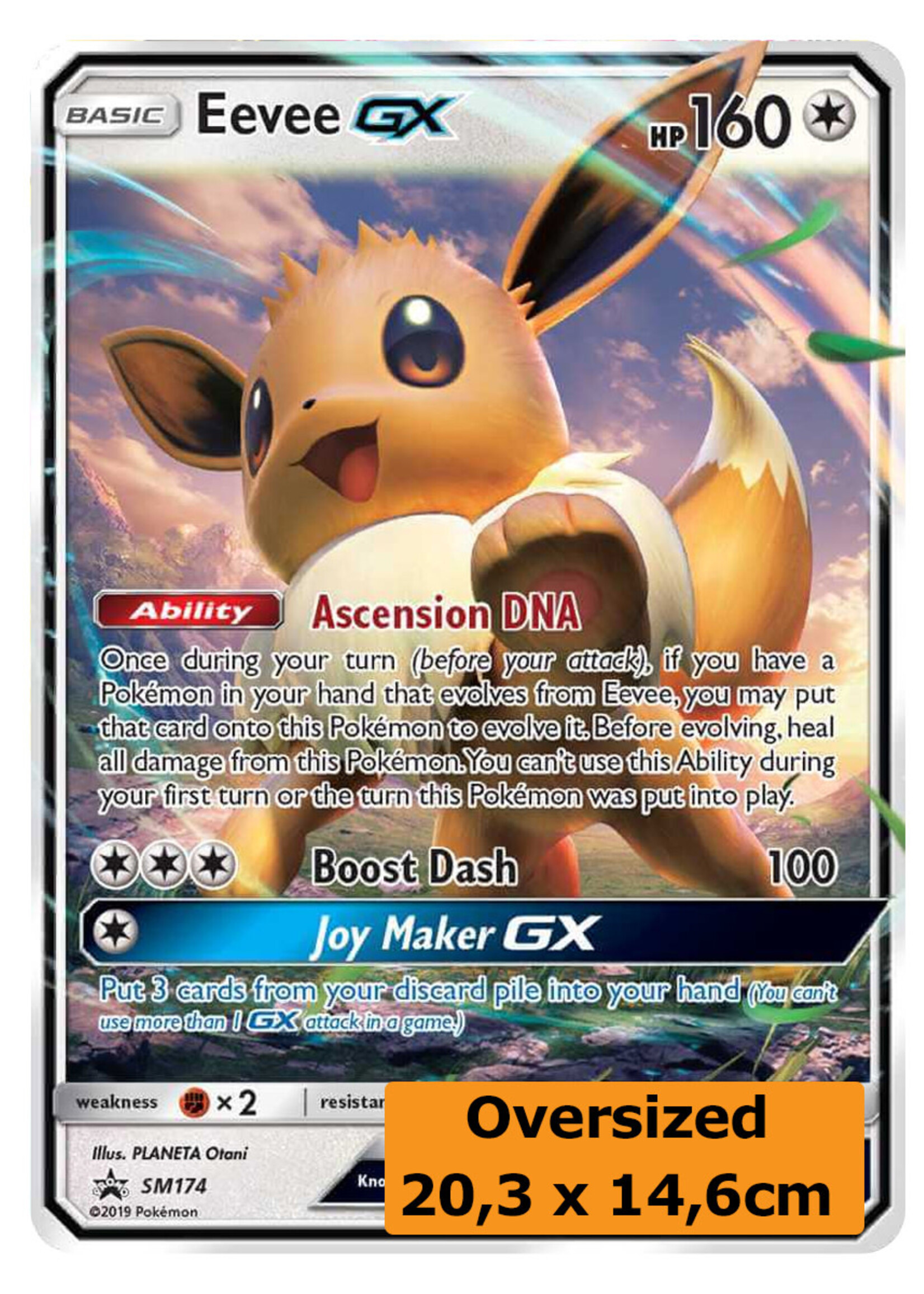 Eevee GX 174 (SM) Grote Kaart: excellent