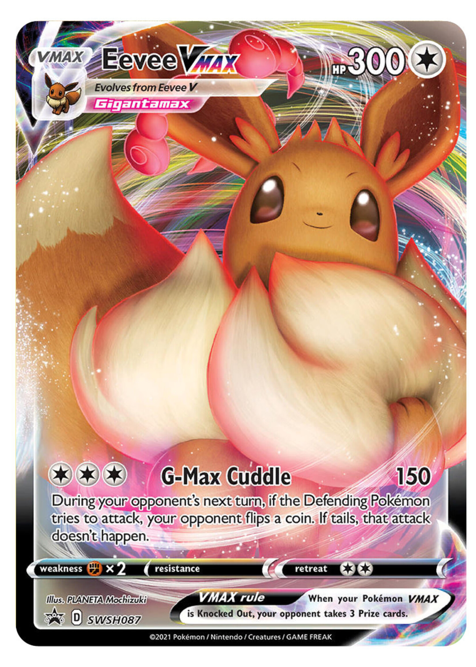 Eevee Vmax 87 (SWSH): near mint